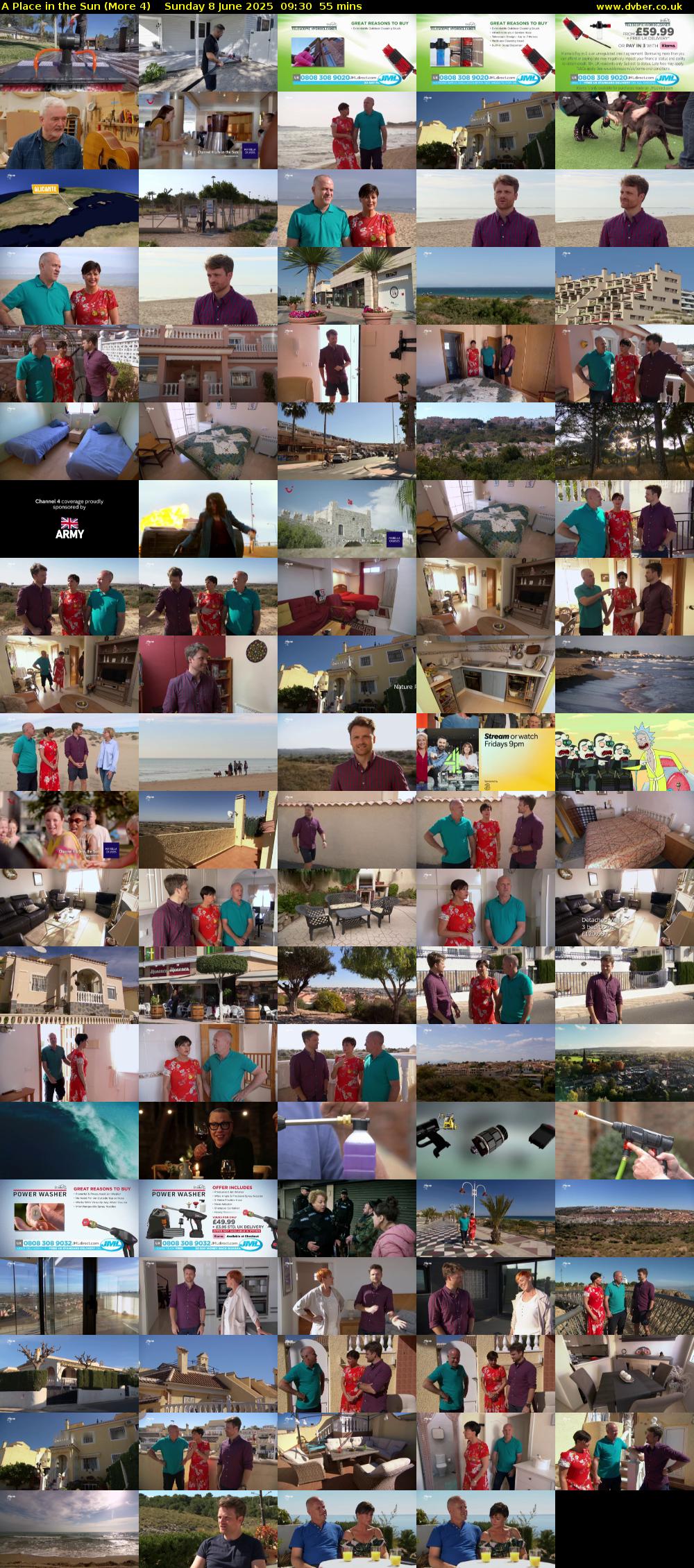 A Place in the Sun (More 4) Sunday 8 June 2025 09:30 - 10:25