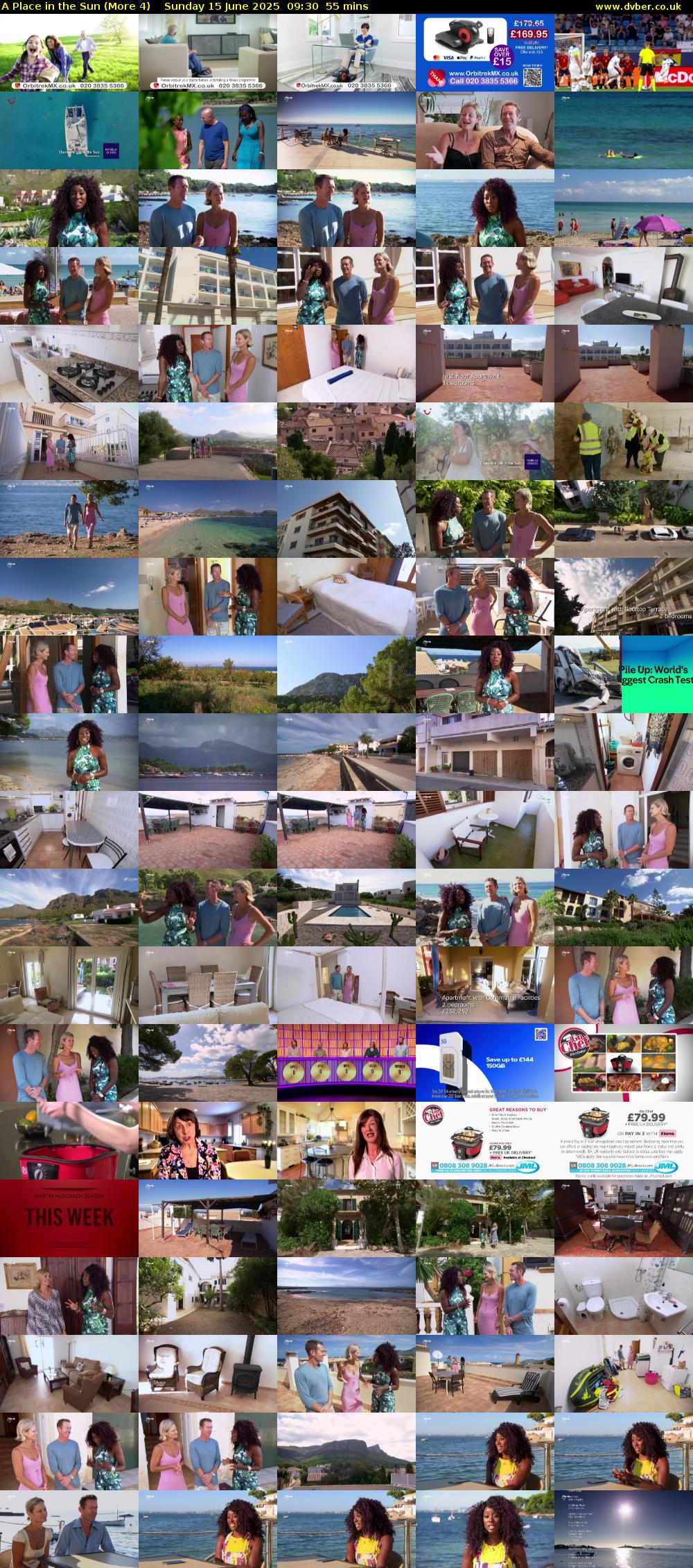 A Place in the Sun (More 4) Sunday 15 June 2025 09:30 - 10:25
