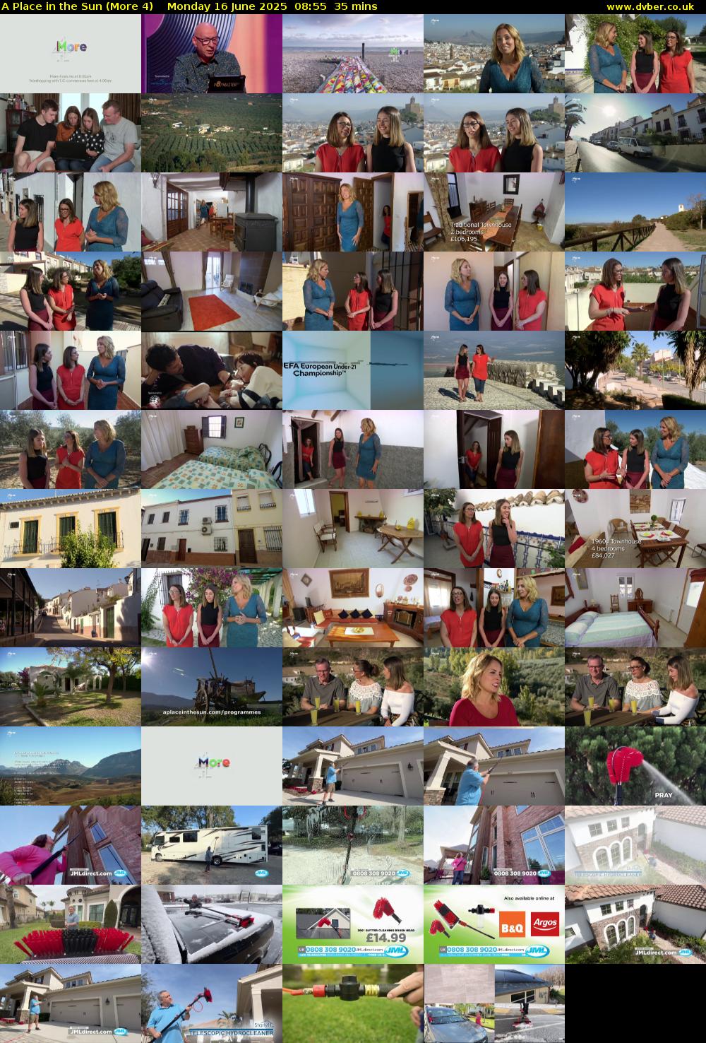 A Place in the Sun (More 4) Monday 16 June 2025 08:55 - 09:30