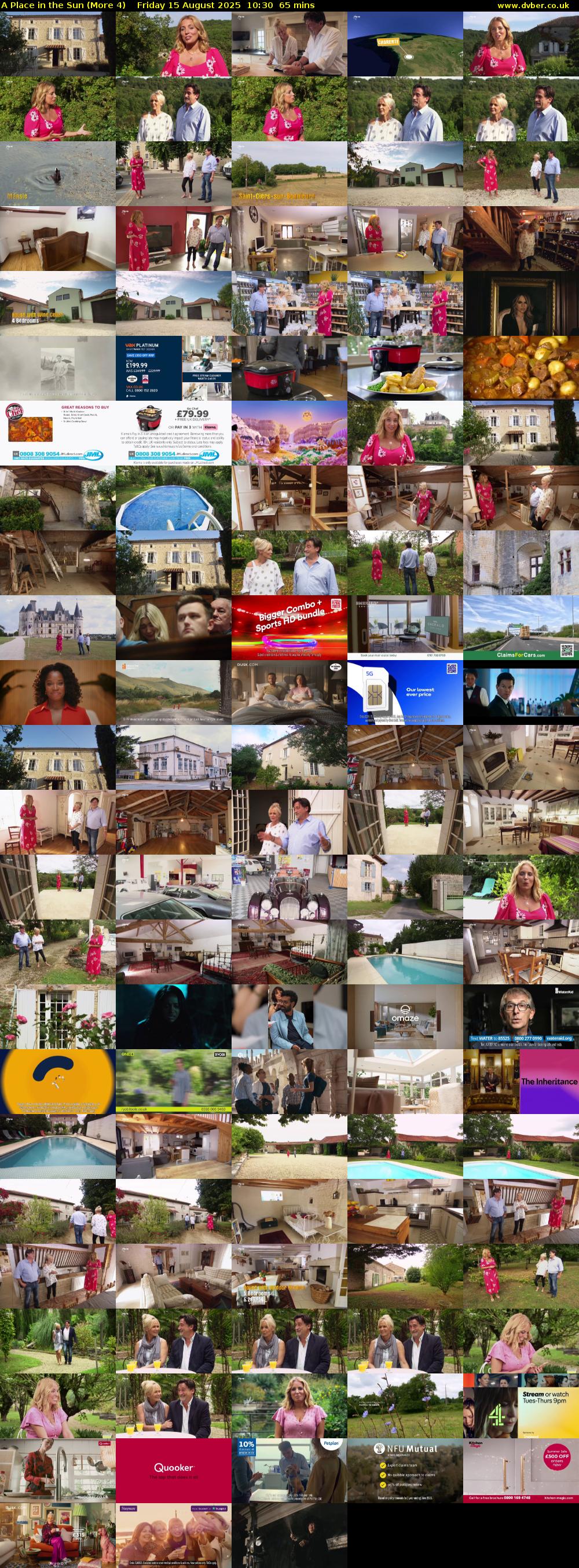 A Place in the Sun (More 4) Friday 15 August 2025 10:30 - 11:35