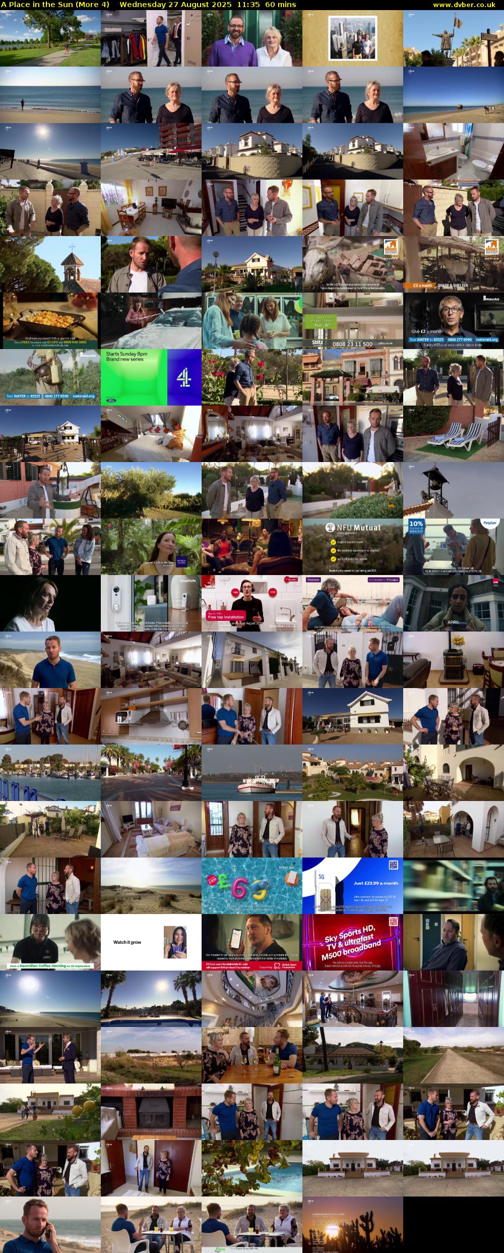 A Place in the Sun (More 4) Wednesday 27 August 2025 11:35 - 12:35