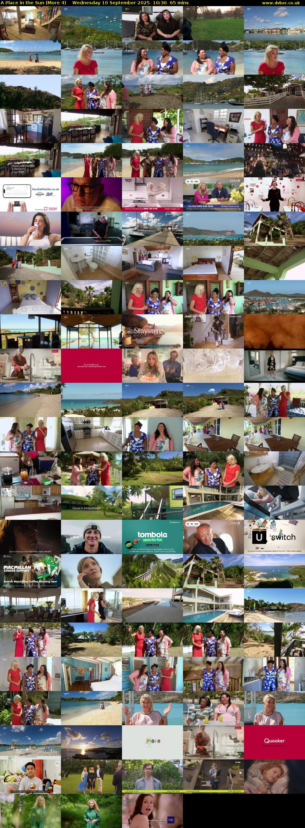 A Place in the Sun (More 4) Wednesday 10 September 2025 10:30 - 11:35