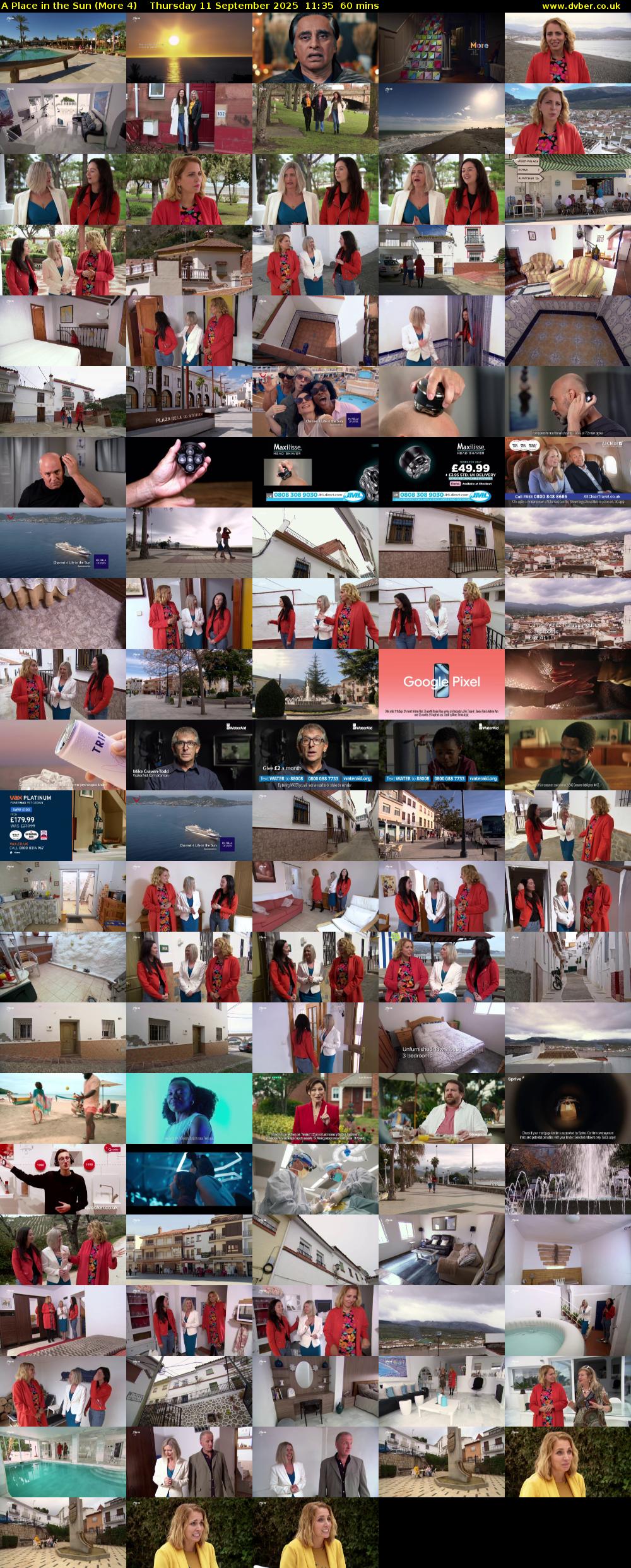 A Place in the Sun (More 4) Thursday 11 September 2025 11:35 - 12:35