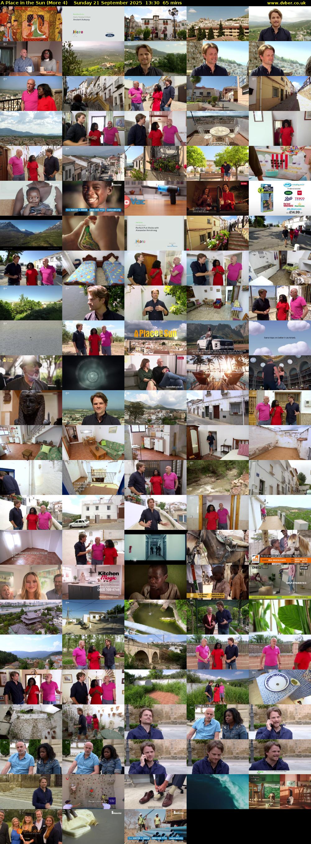 A Place in the Sun (More 4) Sunday 21 September 2025 13:30 - 14:35