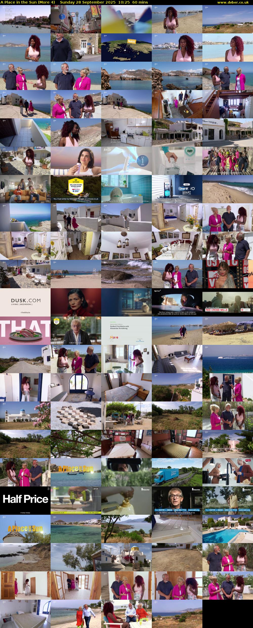 A Place in the Sun (More 4) Sunday 28 September 2025 10:25 - 11:25