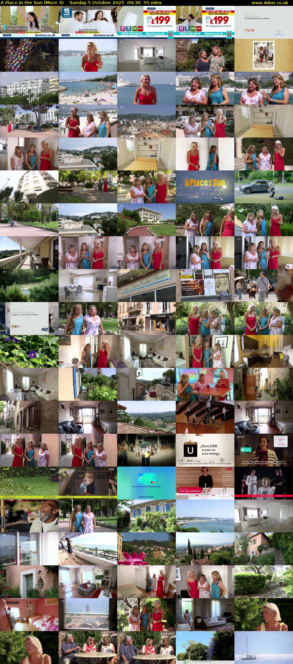 A Place in the Sun (More 4) Sunday 5 October 2025 09:30 - 10:25