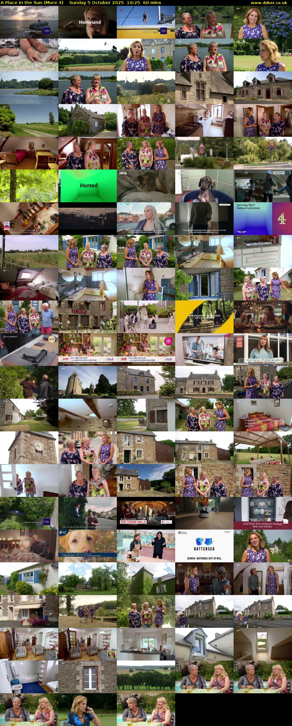 A Place in the Sun (More 4) Sunday 5 October 2025 10:25 - 11:25