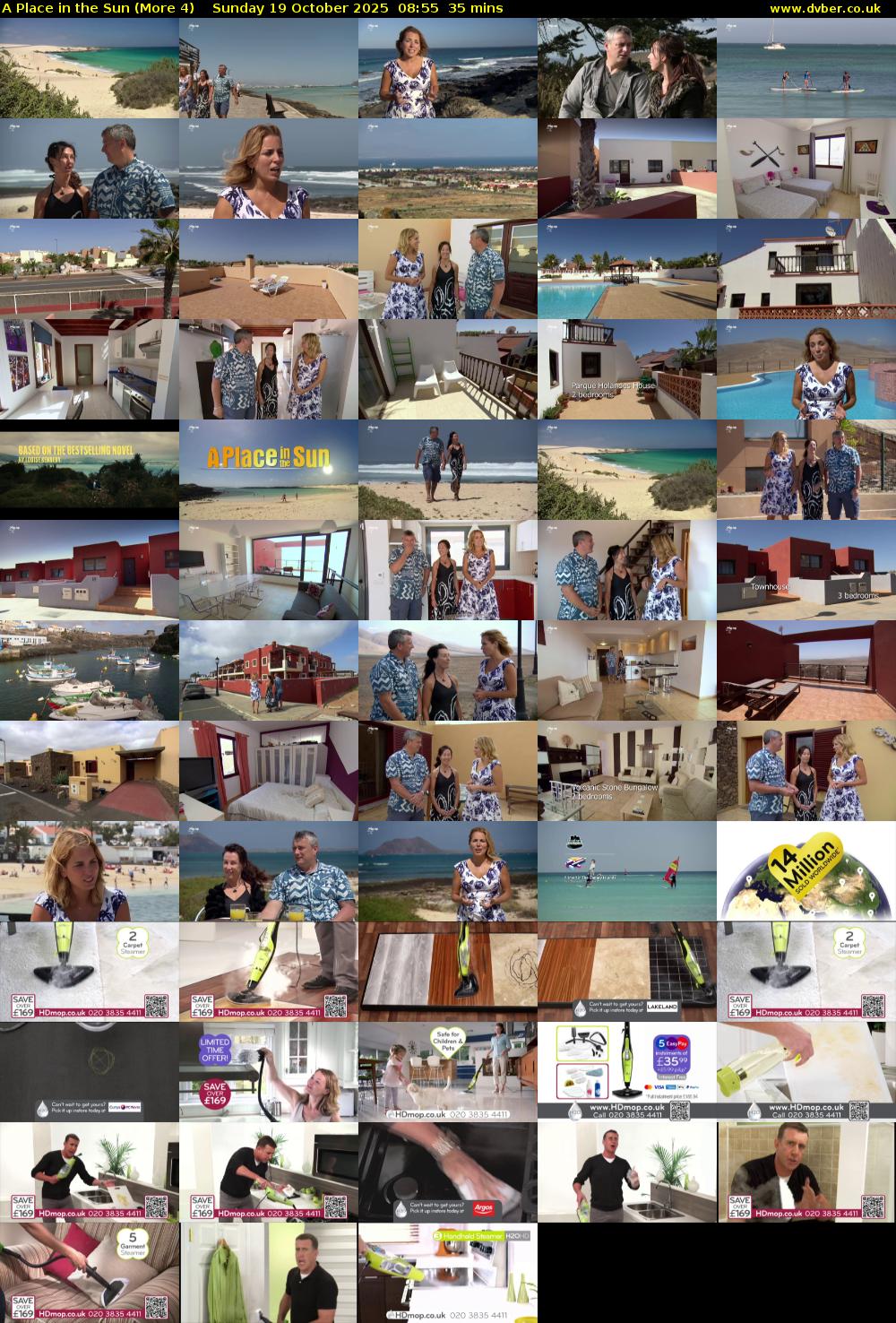 A Place in the Sun (More 4) Sunday 19 October 2025 08:55 - 09:30