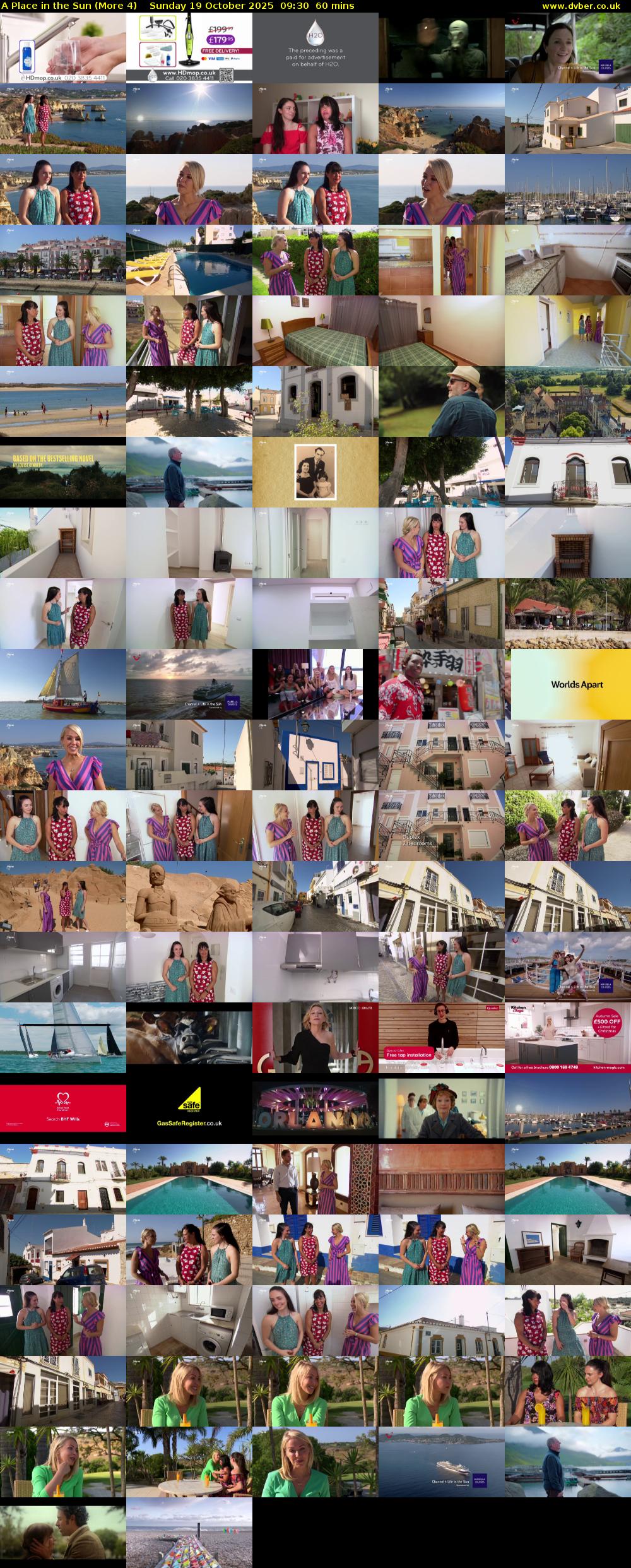 A Place in the Sun (More 4) Sunday 19 October 2025 09:30 - 10:30