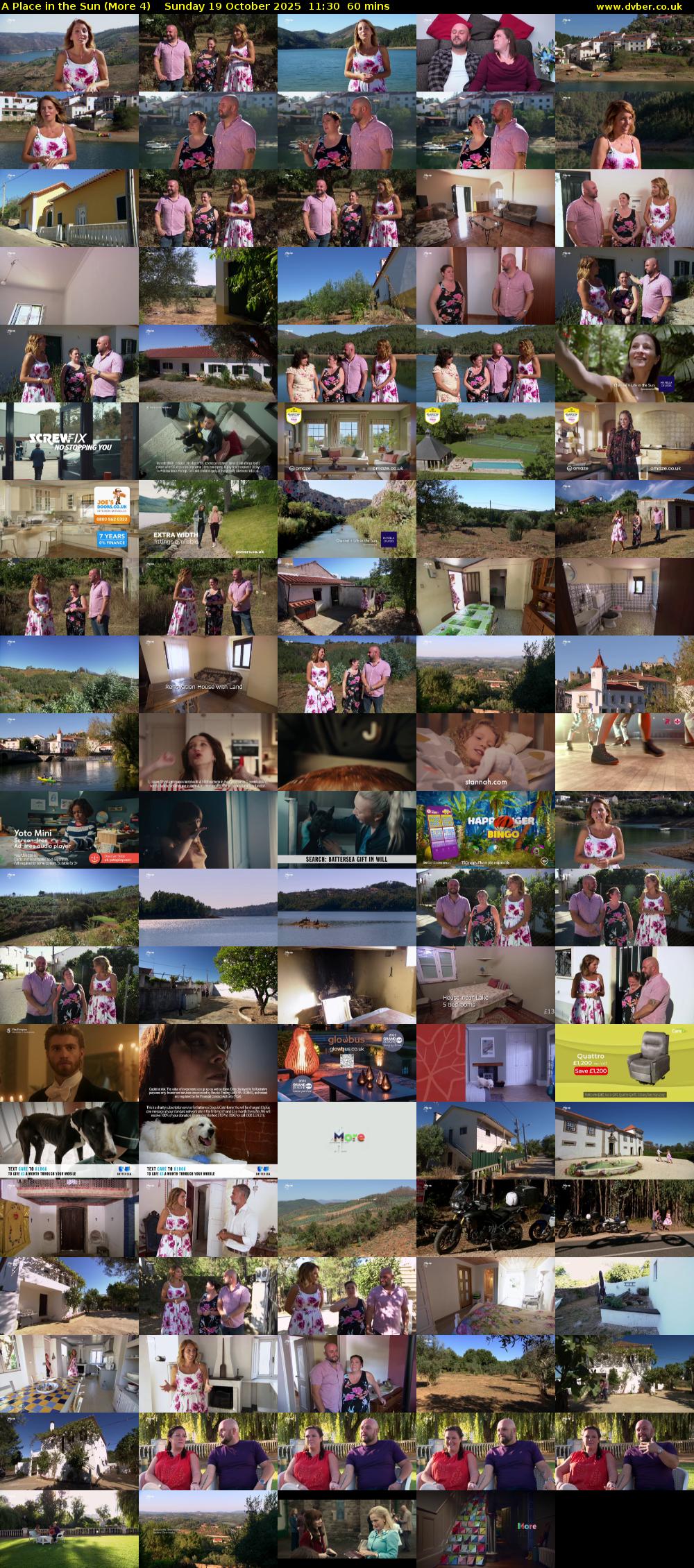 A Place in the Sun (More 4) Sunday 19 October 2025 11:30 - 12:30