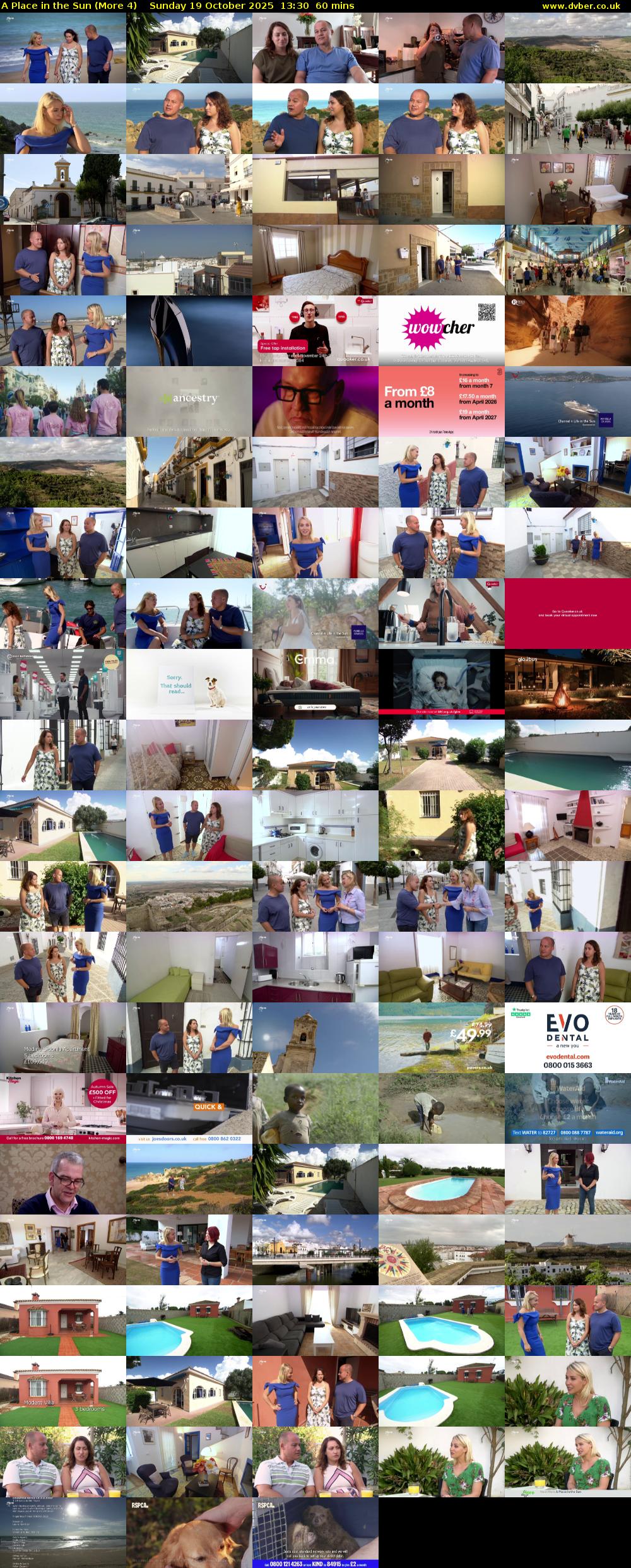 A Place in the Sun (More 4) Sunday 19 October 2025 13:30 - 14:30