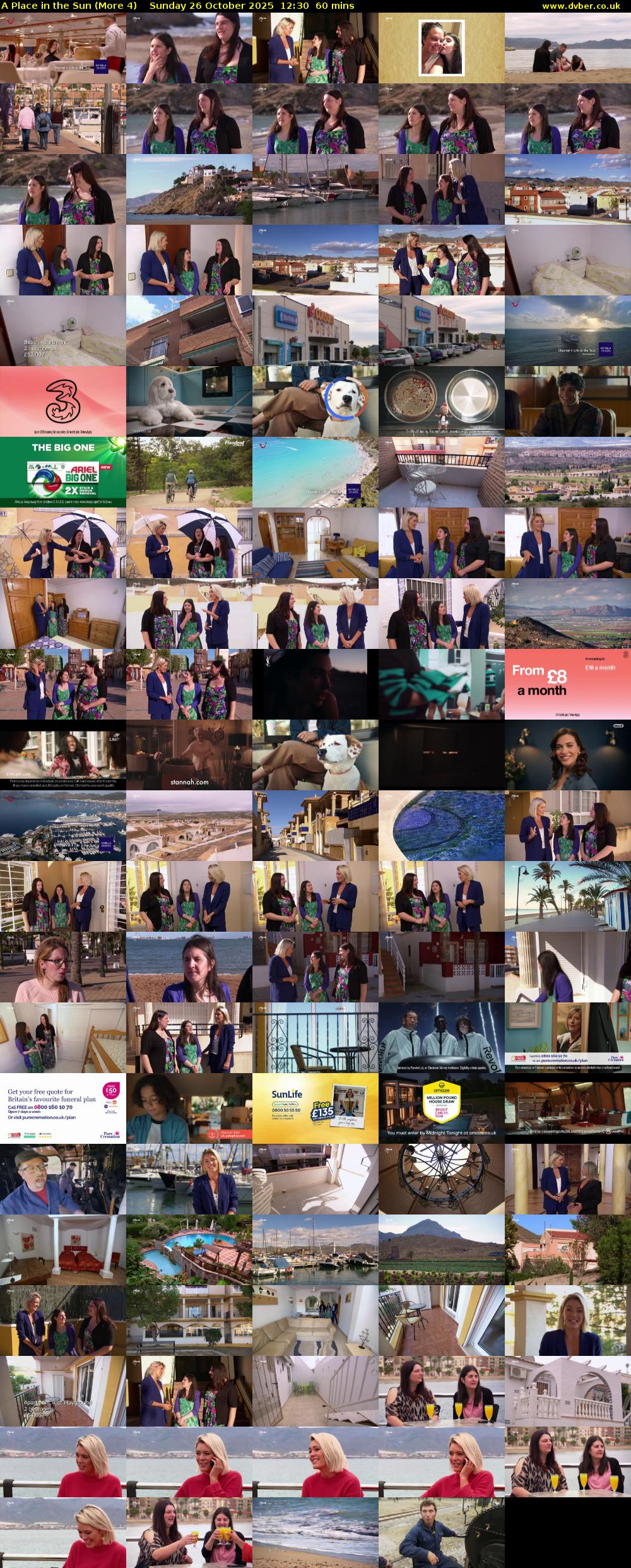 A Place in the Sun (More 4) Sunday 26 October 2025 12:30 - 13:30