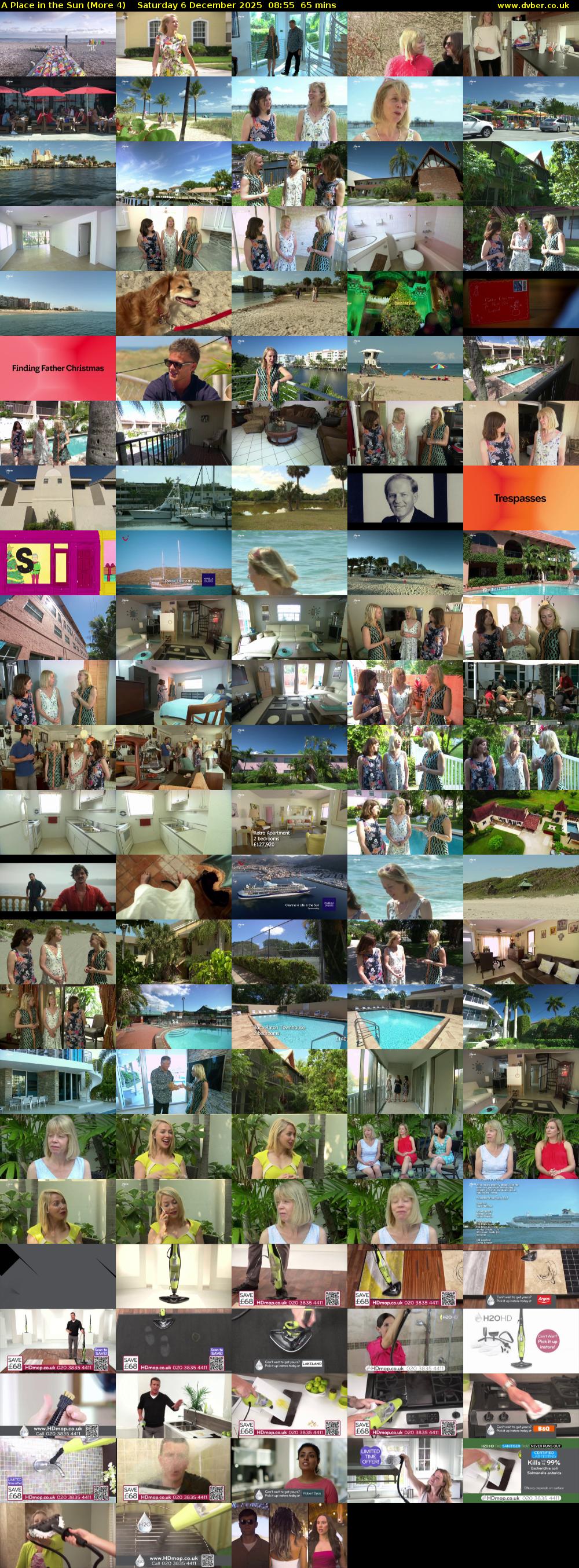 A Place in the Sun (More 4) Saturday 6 December 2025 08:55 - 10:00