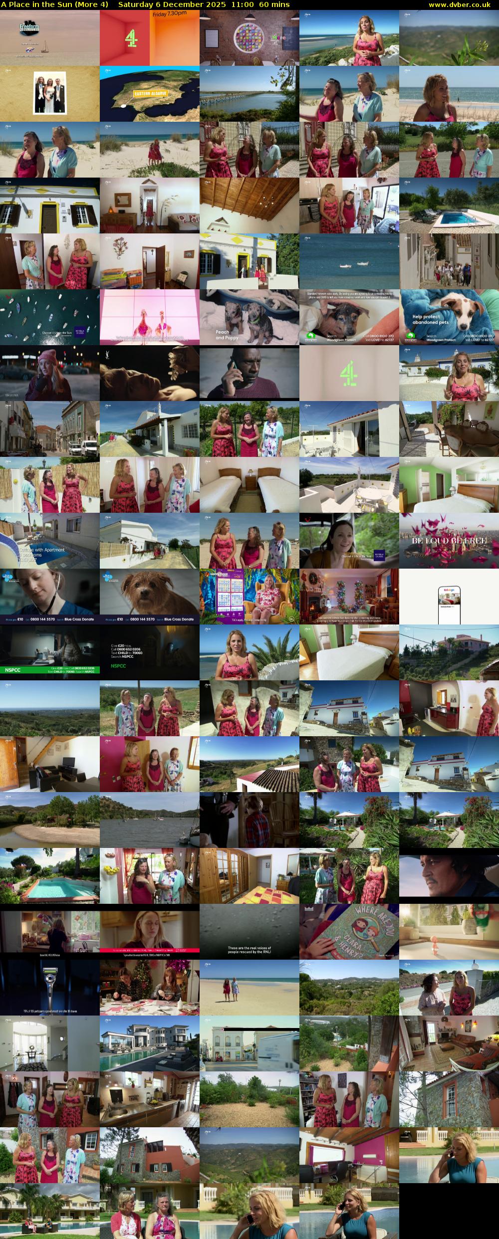 A Place in the Sun (More 4) Saturday 6 December 2025 11:00 - 12:00