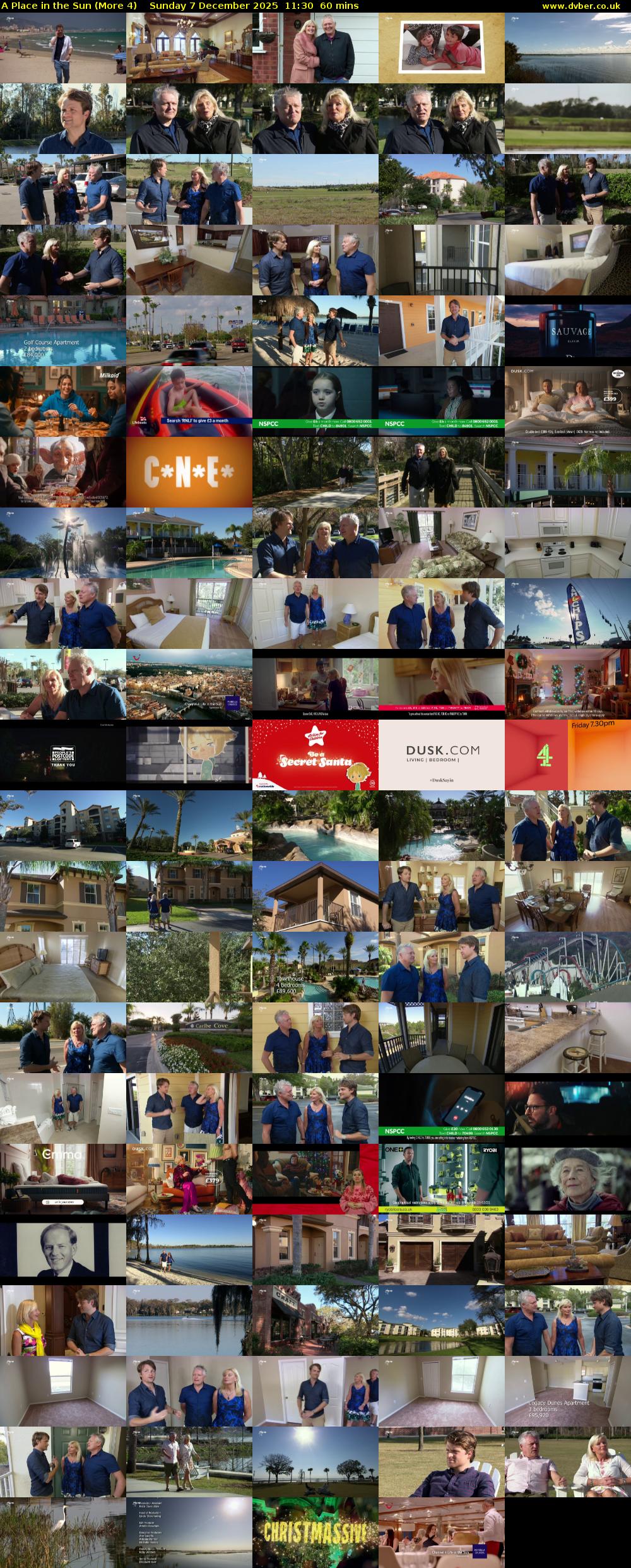 A Place in the Sun (More 4) Sunday 7 December 2025 11:30 - 12:30