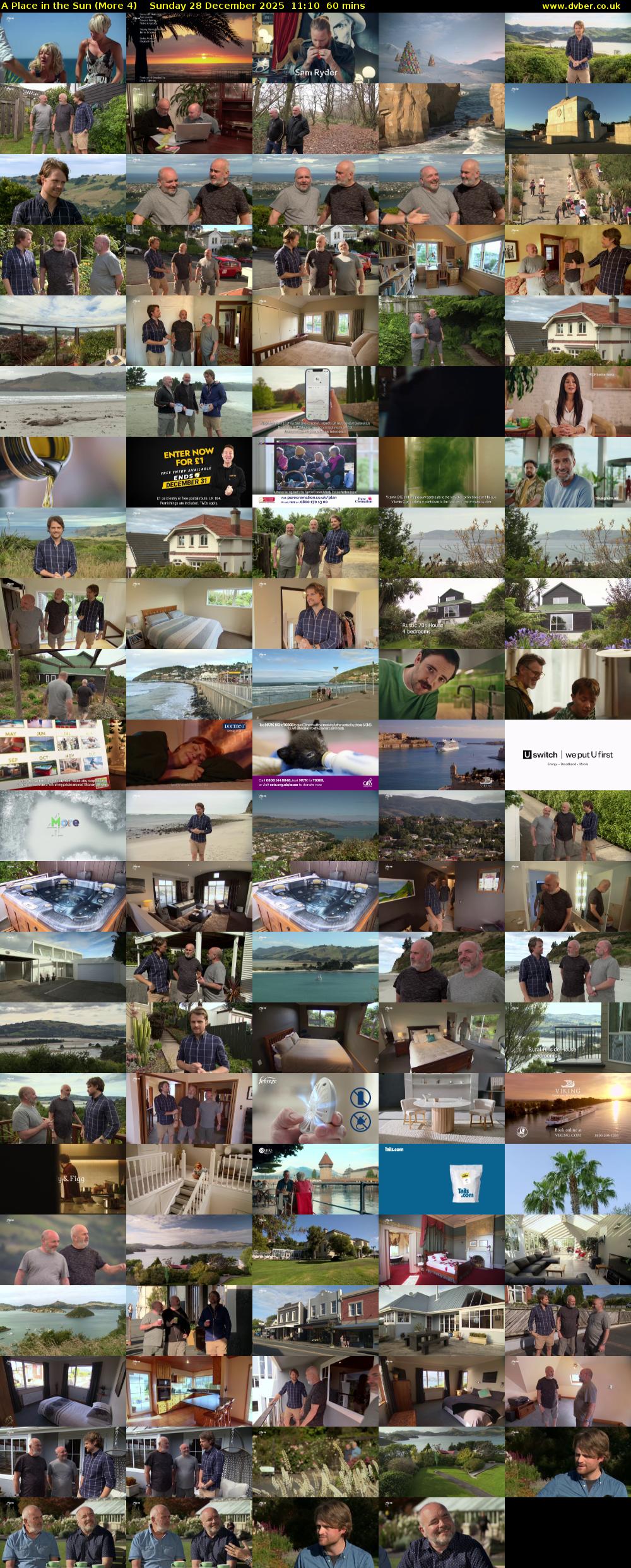A Place in the Sun (More 4) Sunday 28 December 2025 11:10 - 12:10