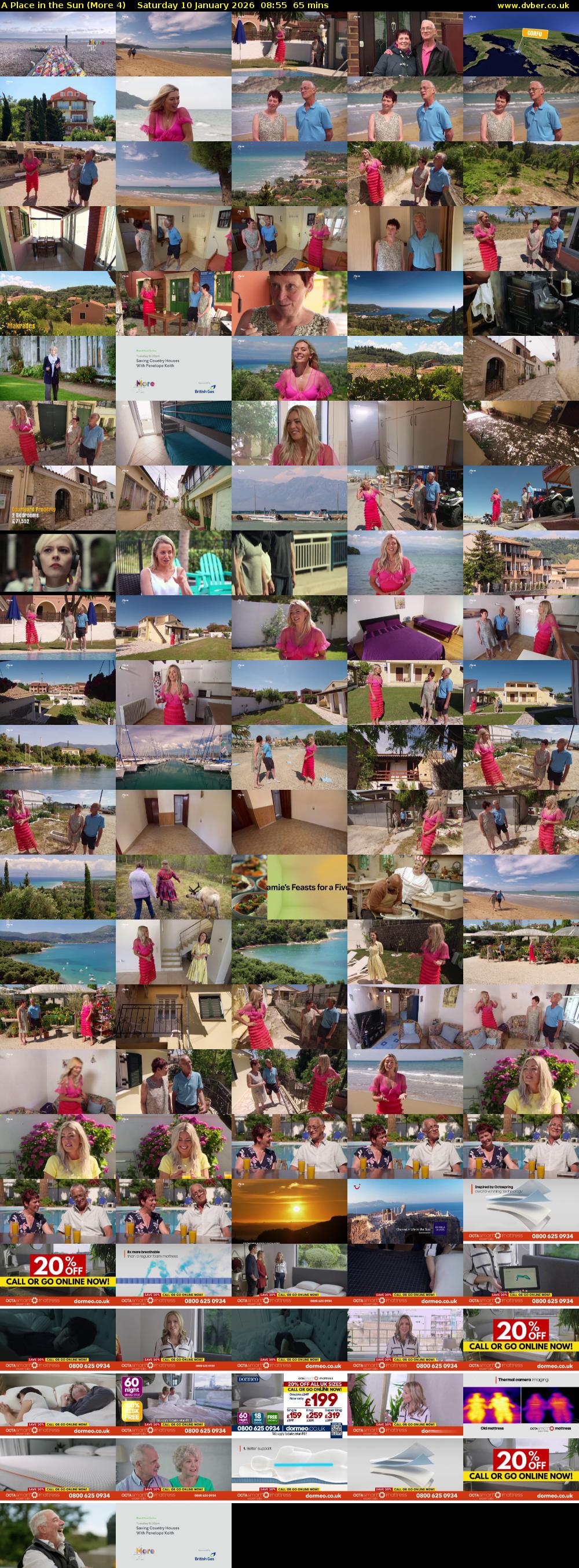 A Place in the Sun (More 4) Saturday 10 January 2026 08:55 - 10:00