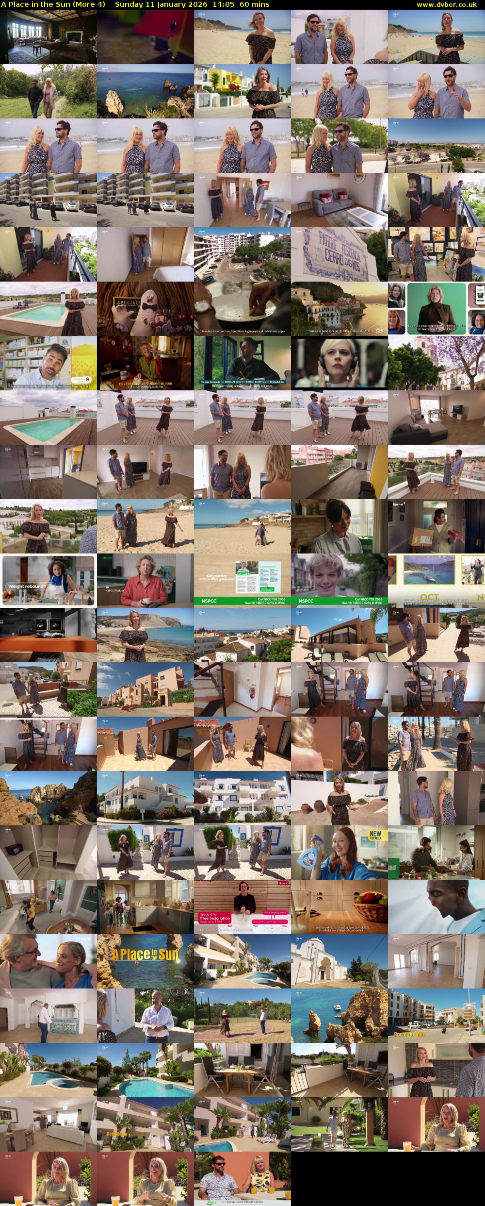 A Place in the Sun (More 4) Sunday 11 January 2026 14:05 - 15:05