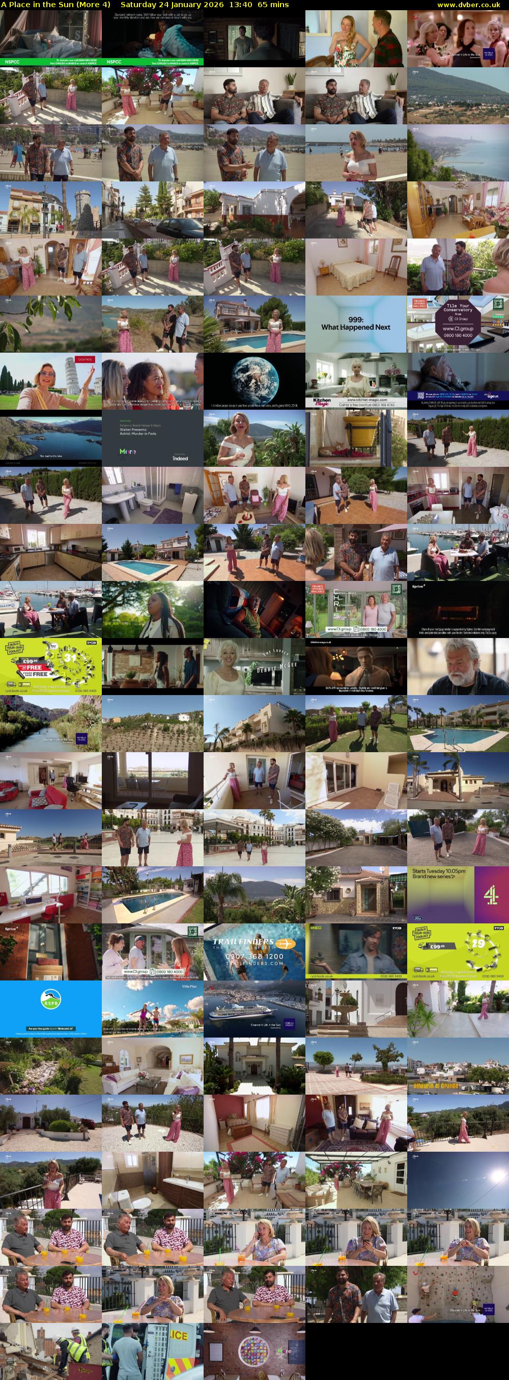 A Place in the Sun (More 4) Saturday 24 January 2026 13:40 - 14:45