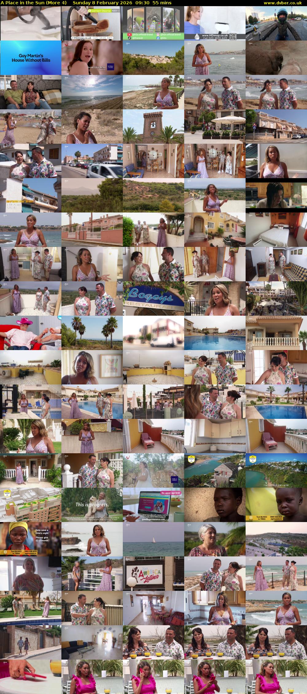 A Place in the Sun (More 4) Sunday 8 February 2026 09:30 - 10:25