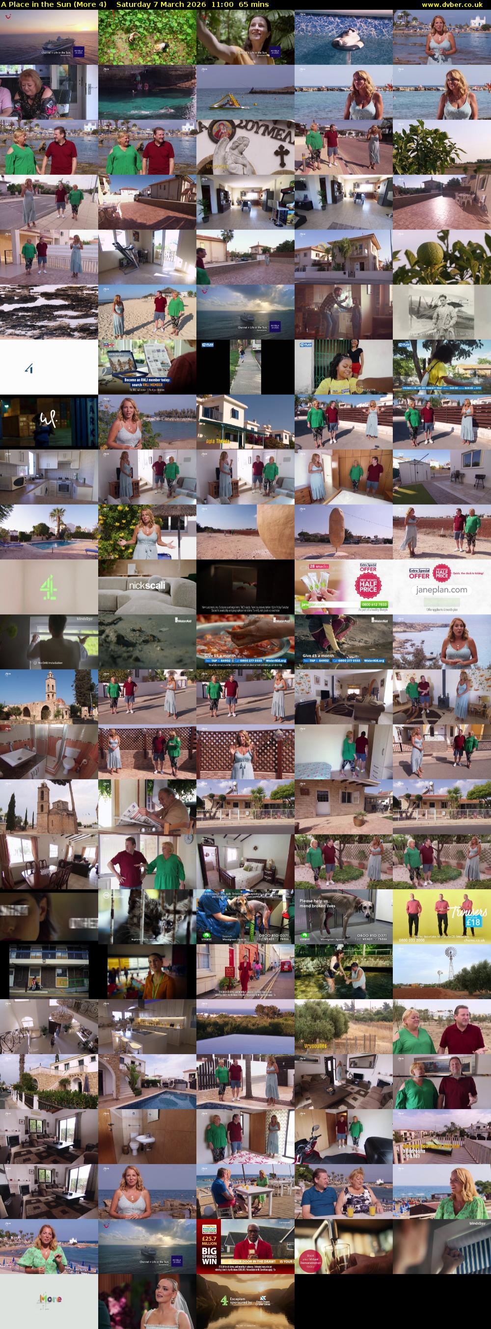A Place in the Sun (More 4) Saturday 7 March 2026 11:00 - 12:05