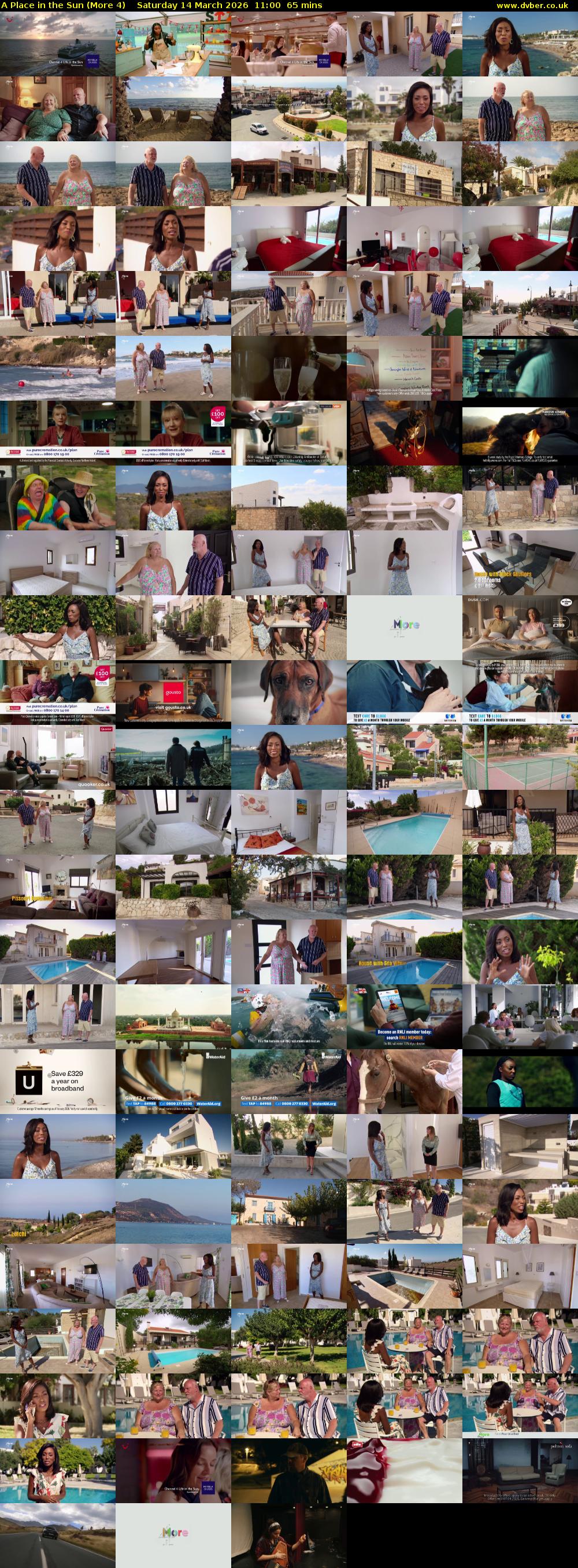 A Place in the Sun (More 4) Saturday 14 March 2026 11:00 - 12:05