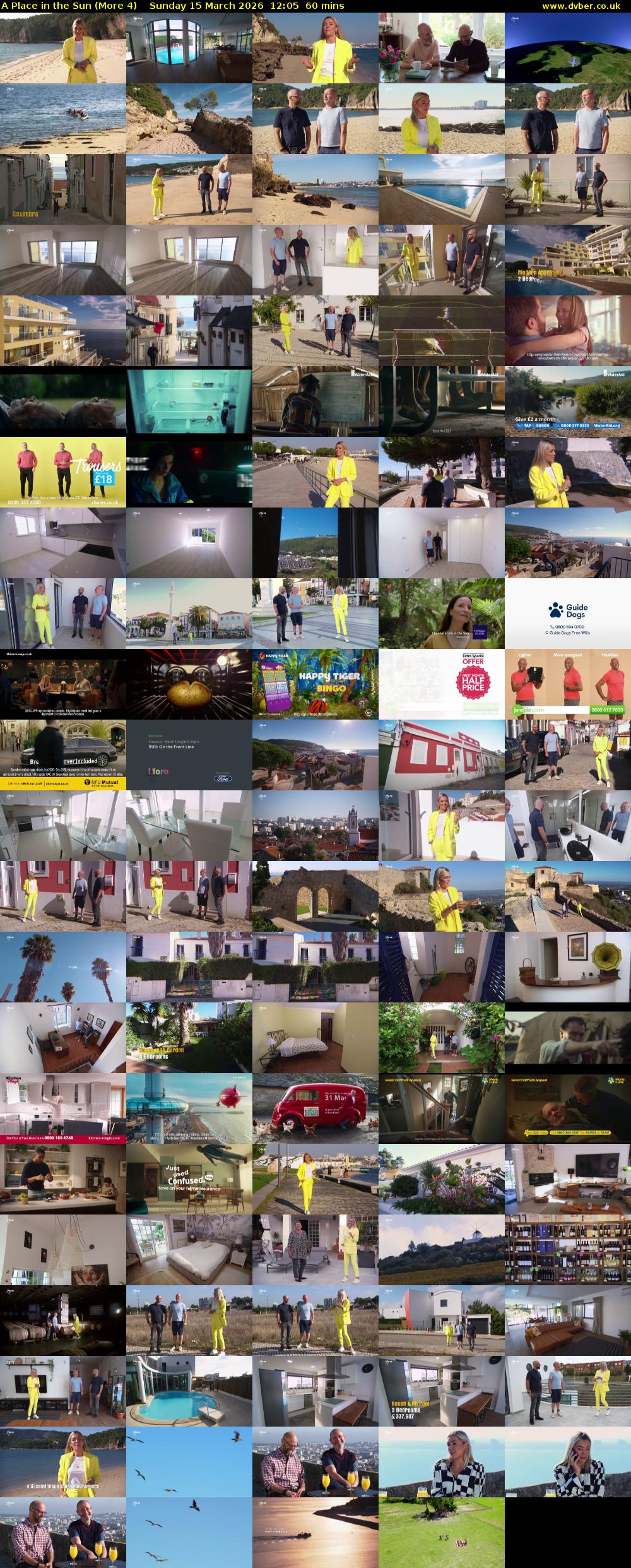 A Place in the Sun (More 4) Sunday 15 March 2026 12:05 - 13:05