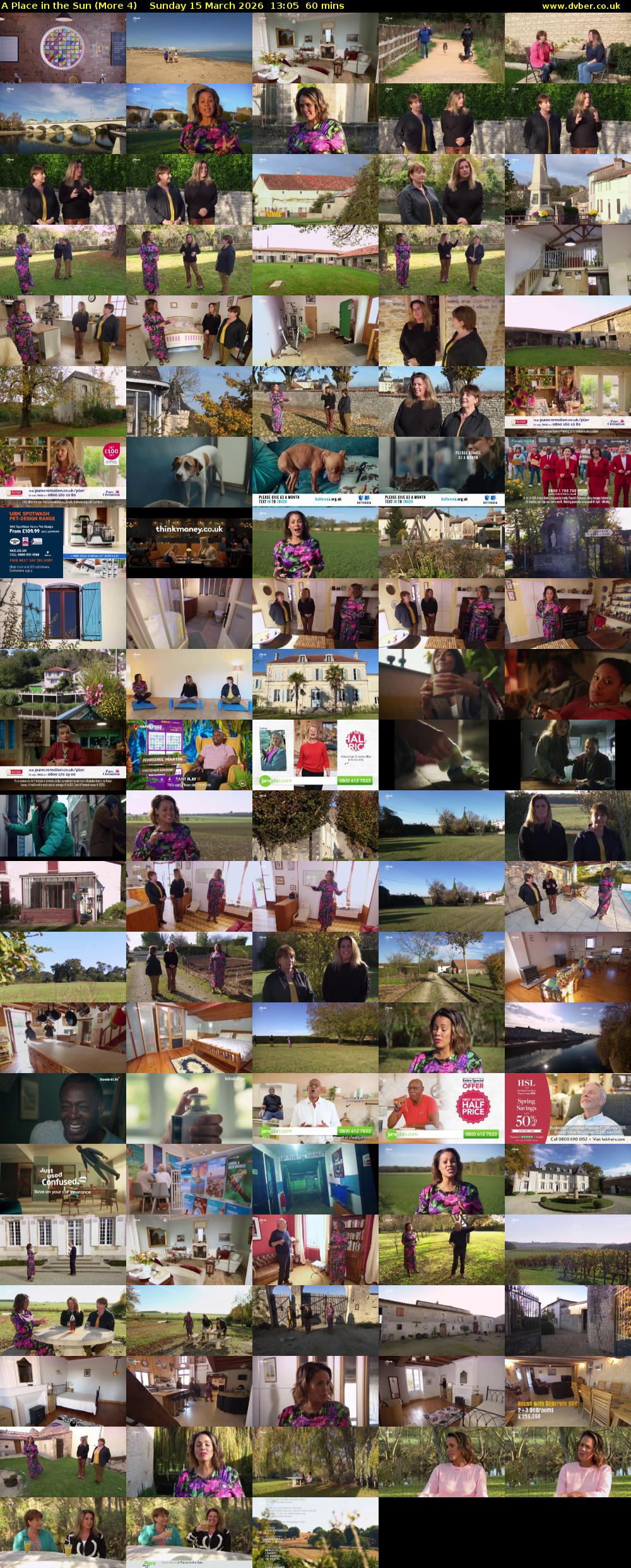 A Place in the Sun (More 4) Sunday 15 March 2026 13:05 - 14:05