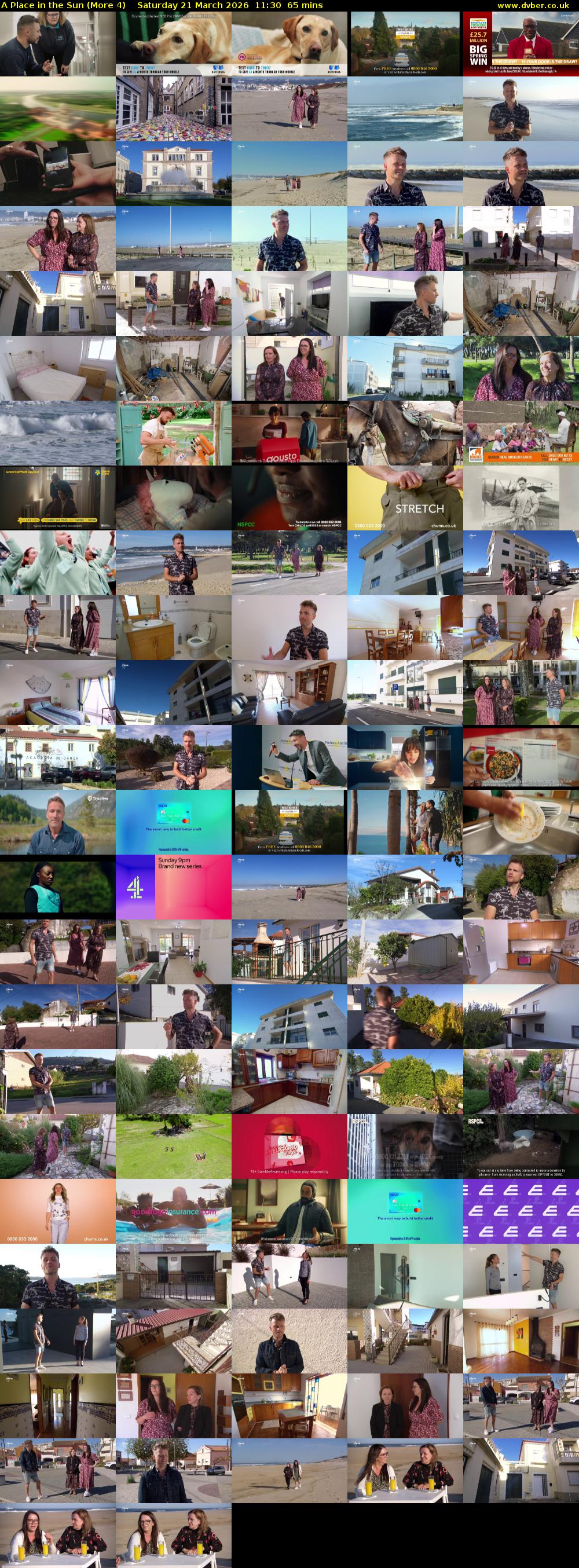 A Place in the Sun (More 4) Saturday 21 March 2026 11:30 - 12:35