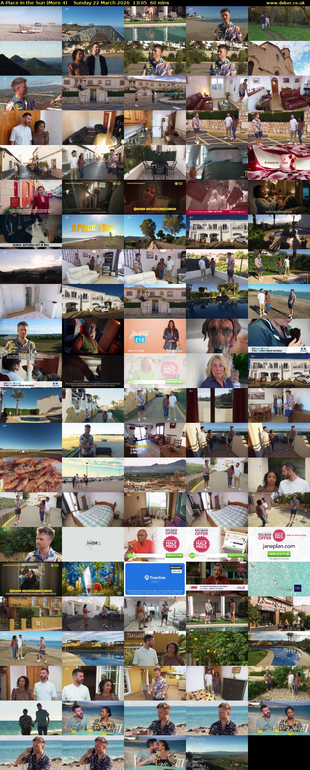 A Place in the Sun (More 4) Sunday 22 March 2026 13:05 - 14:05