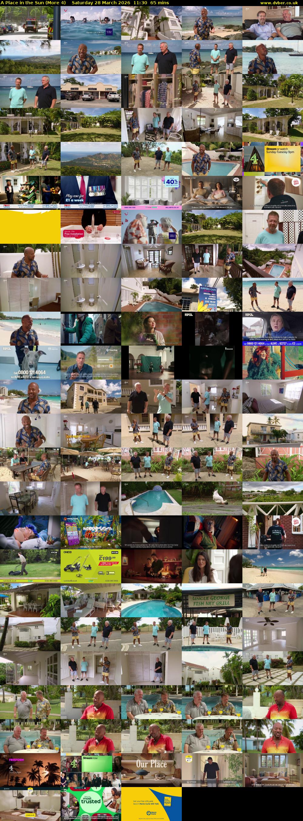 A Place in the Sun (More 4) Saturday 28 March 2026 11:30 - 12:35