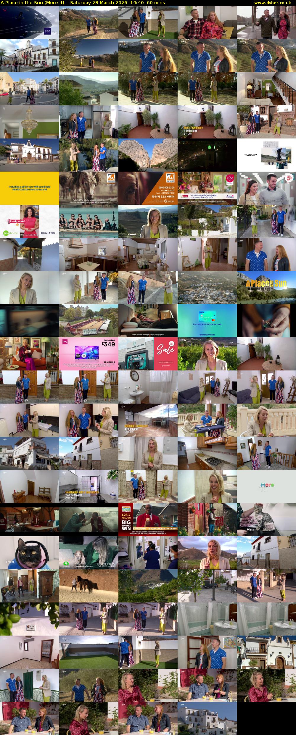 A Place in the Sun (More 4) Saturday 28 March 2026 14:40 - 15:40