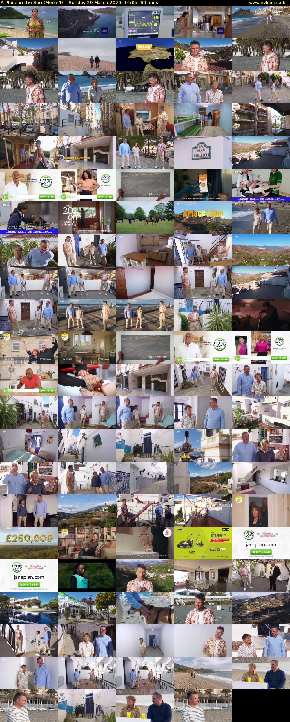 A Place in the Sun (More 4) Sunday 29 March 2026 14:05 - 15:05