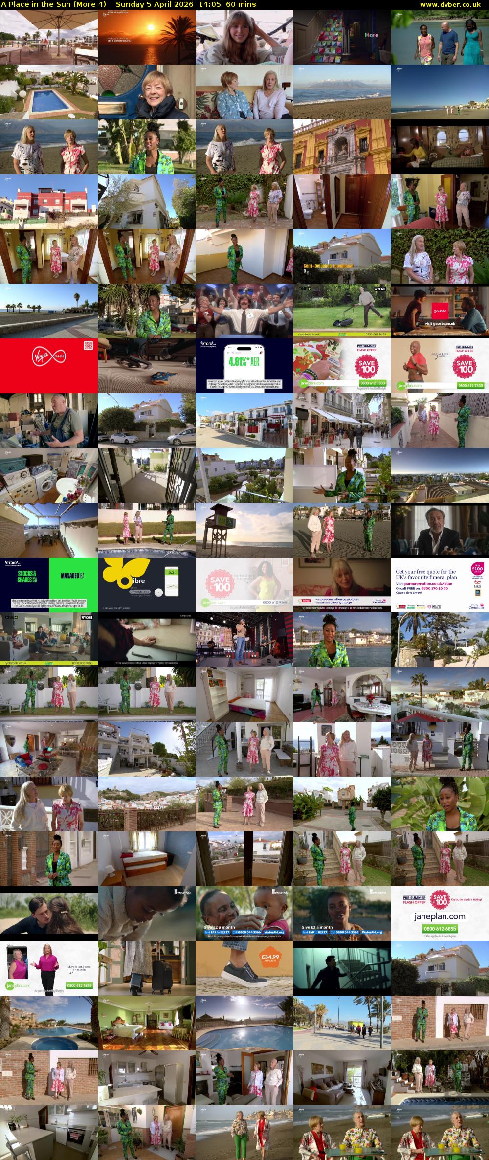 A Place in the Sun (More 4) Sunday 5 April 2026 14:05 - 15:05