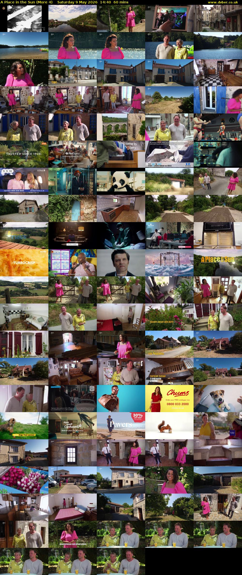 A Place in the Sun (More 4) Saturday 9 May 2026 14:40 - 15:40