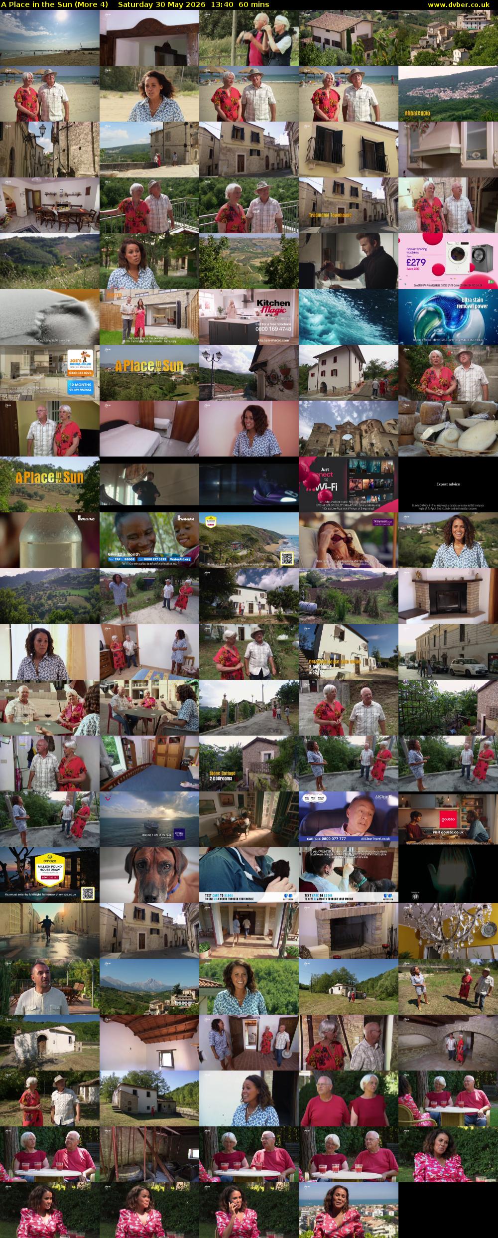 A Place in the Sun (More 4) Saturday 30 May 2026 13:40 - 14:40