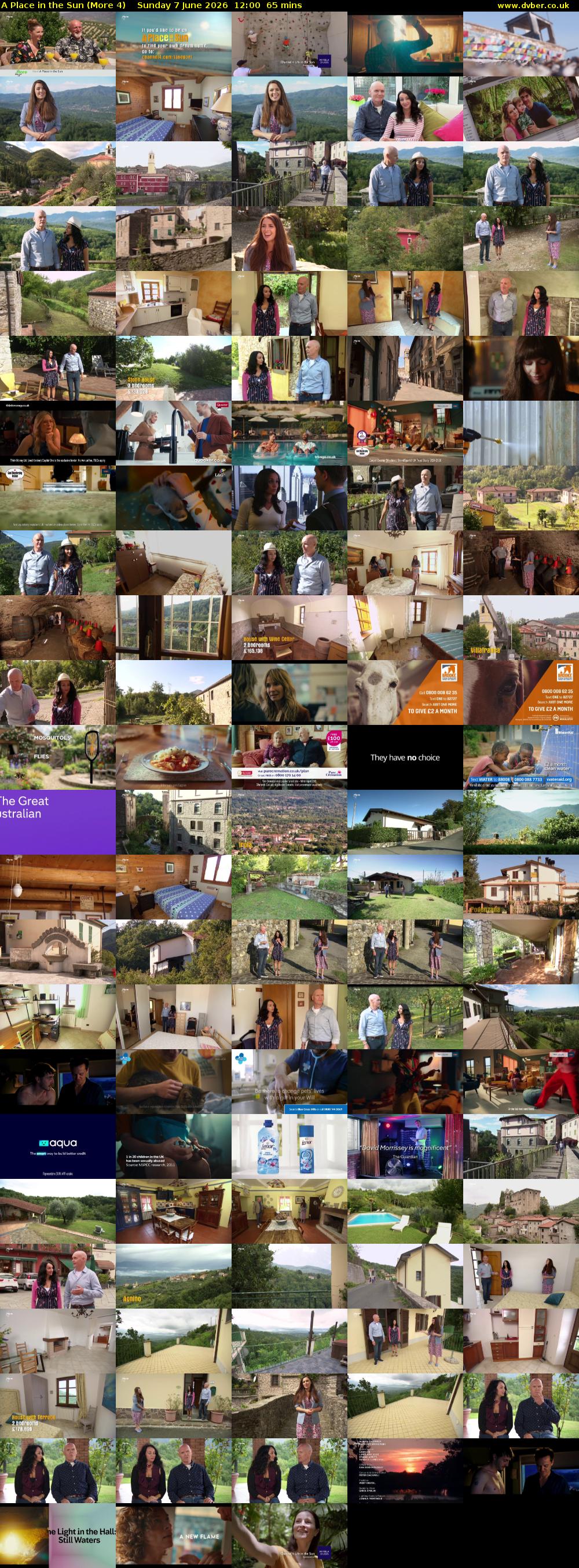 A Place in the Sun (More 4) Sunday 7 June 2026 12:00 - 13:05
