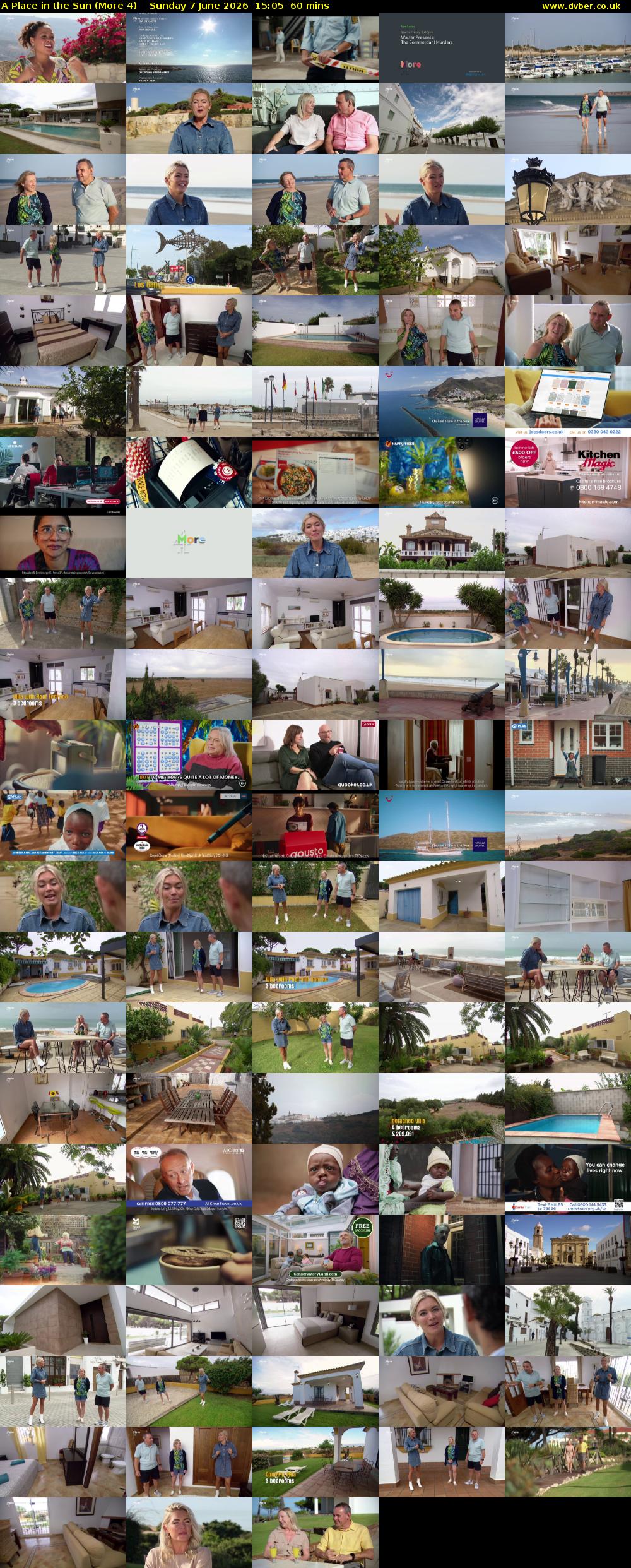 A Place in the Sun (More 4) Sunday 7 June 2026 15:05 - 16:05