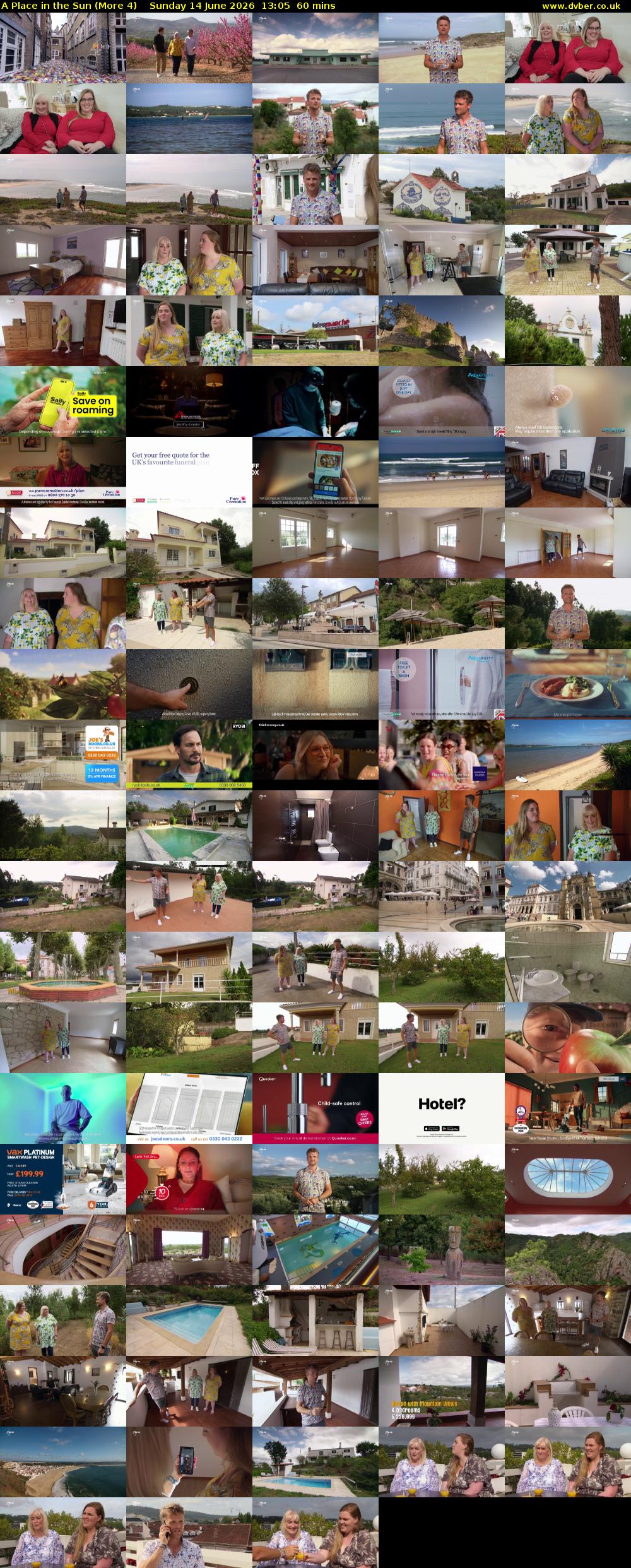 A Place in the Sun (More 4) Sunday 14 June 2026 13:05 - 14:05