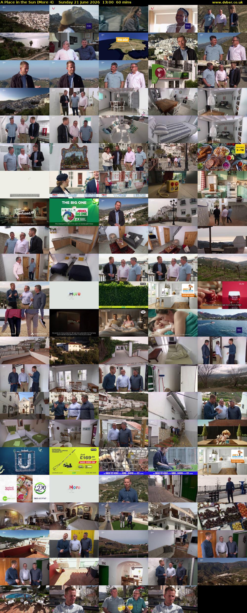 A Place in the Sun (More 4) Sunday 21 June 2026 13:00 - 14:00