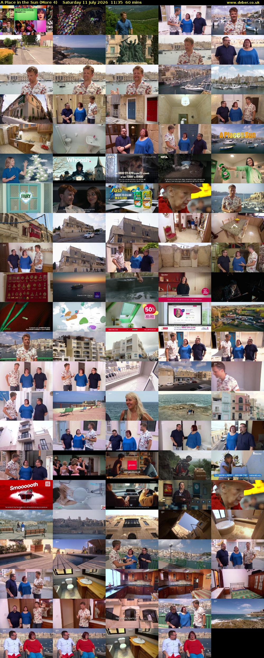 A Place in the Sun (More 4) Saturday 11 July 2026 11:35 - 12:35