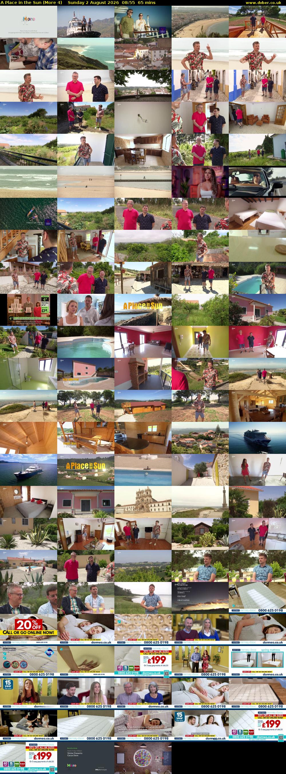 A Place in the Sun (More 4) Sunday 2 August 2026 08:55 - 10:00
