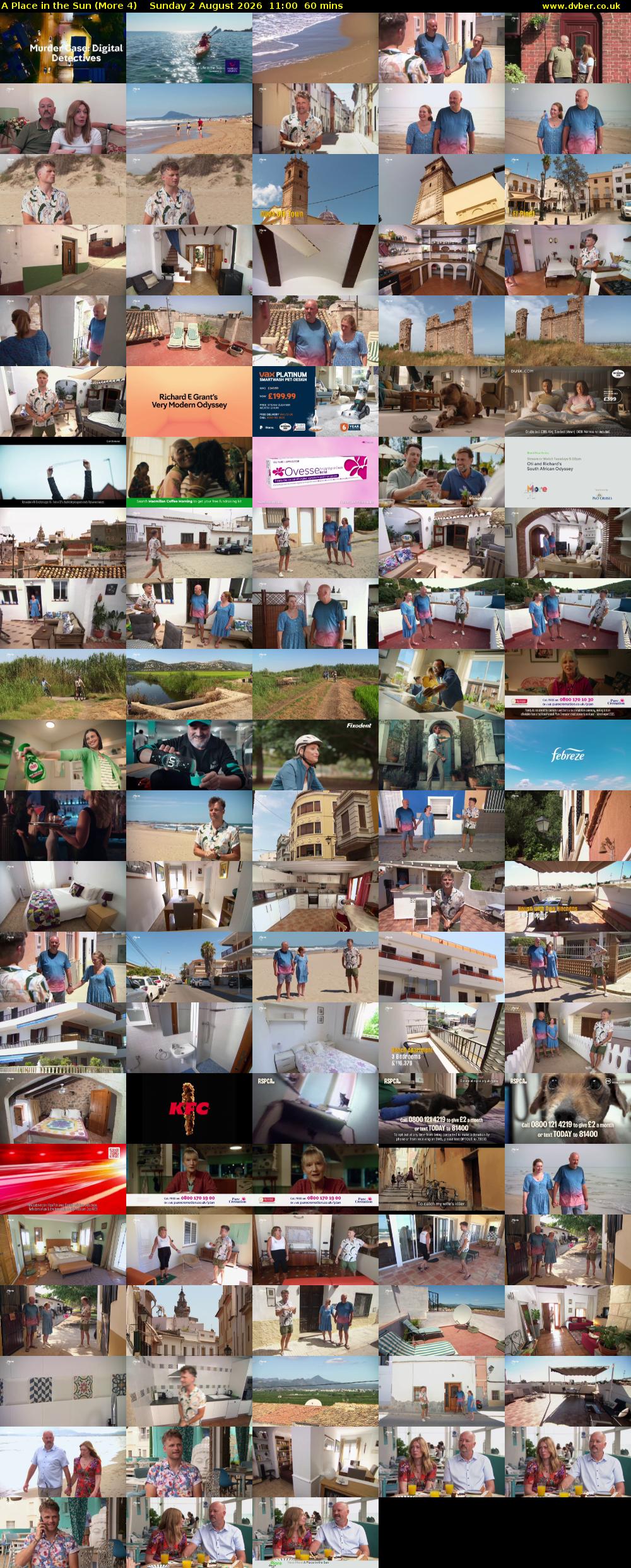 A Place in the Sun (More 4) Sunday 2 August 2026 11:00 - 12:00
