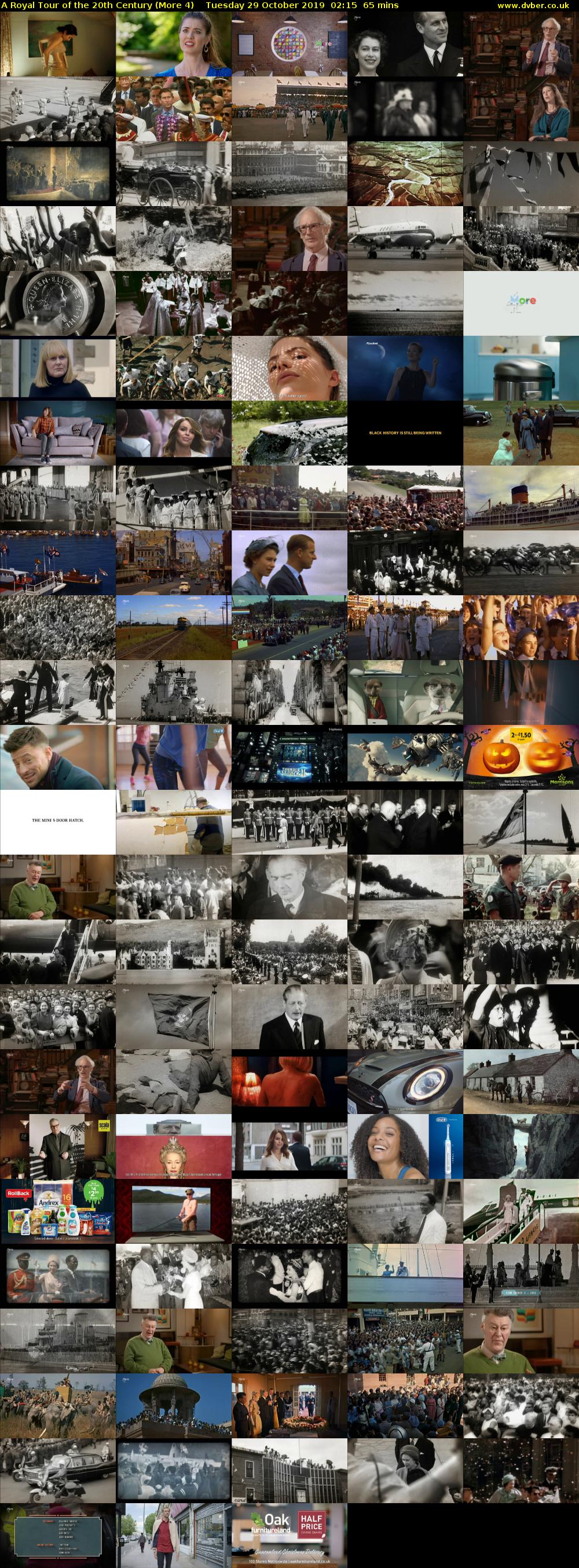 A Royal Tour of the 20th Century (More 4) Tuesday 29 October 2019 02:15 - 03:20