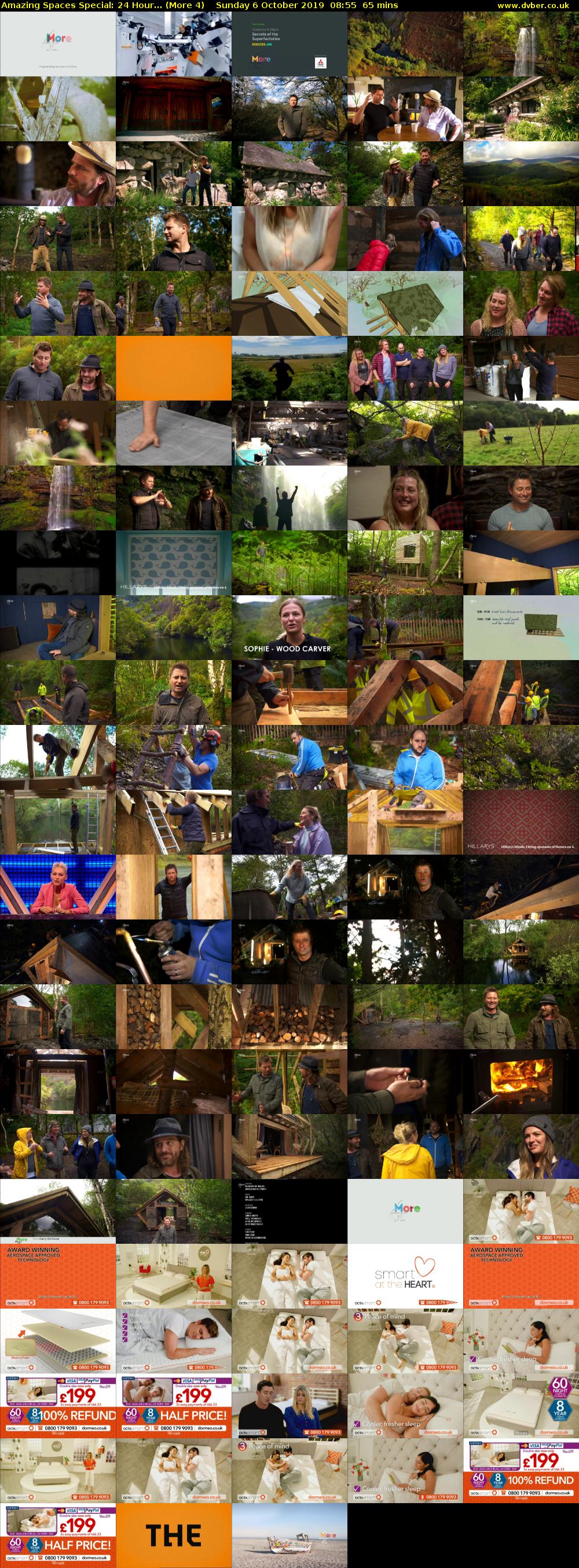 Amazing Spaces Special: 24 Hour... (More 4) Sunday 6 October 2019 08:55 - 10:00