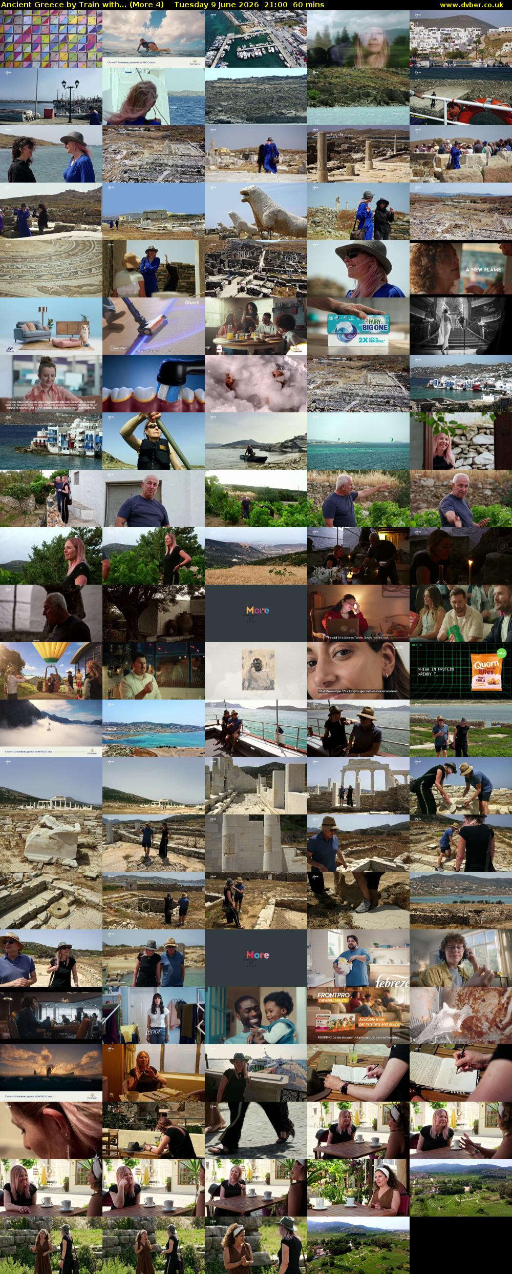 Ancient Greece by Train with... (More 4) Tuesday 9 June 2026 21:00 - 22:00