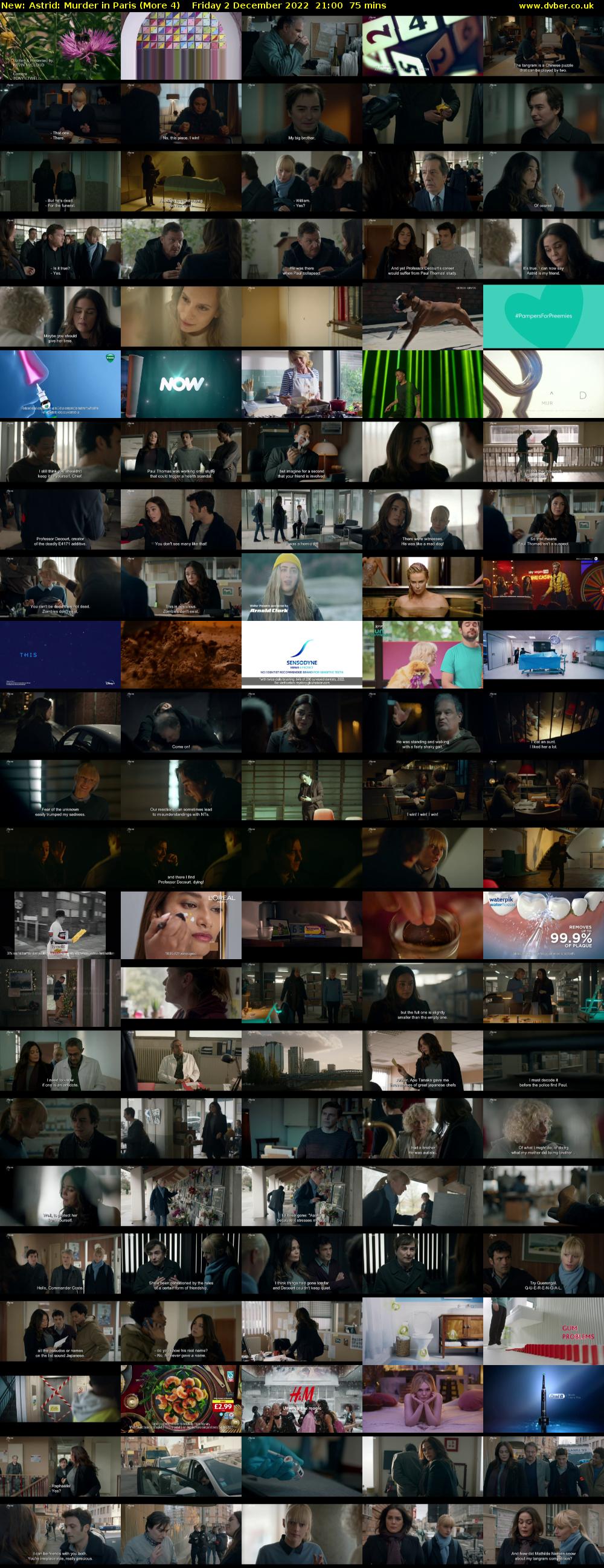 Astrid: Murder in Paris (More 4) Friday 2 December 2022 21:00 - 22:15