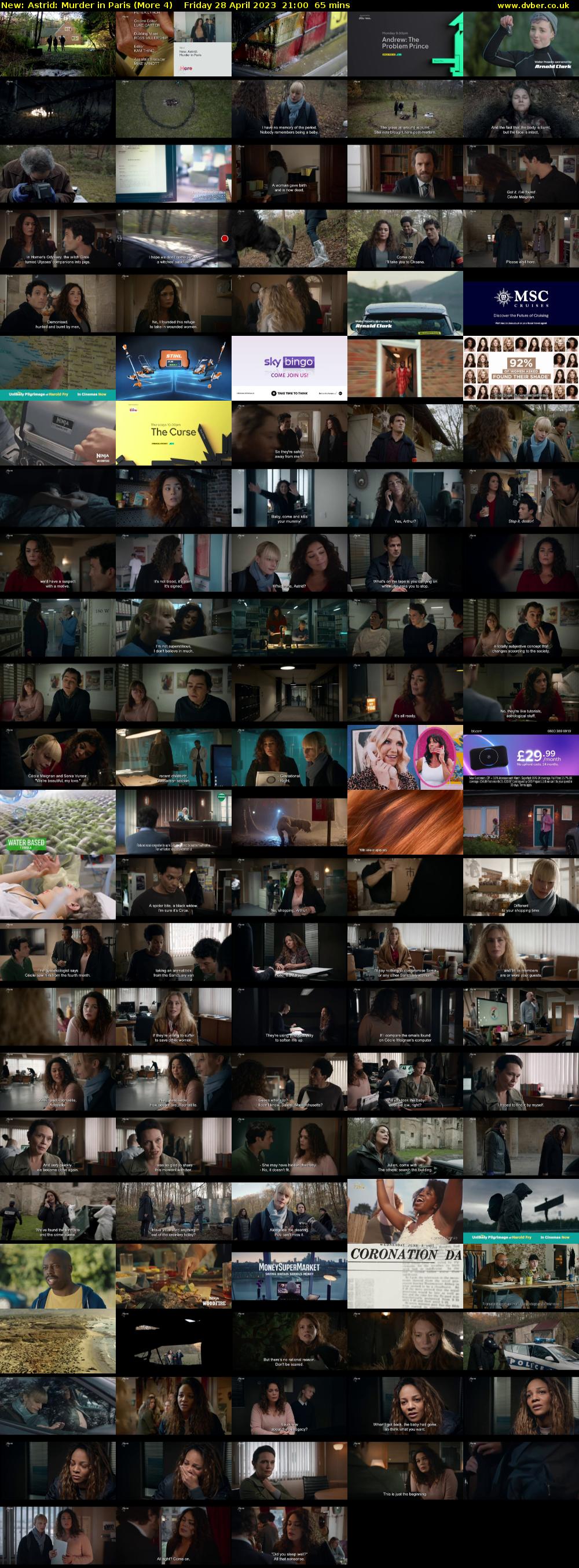 Astrid: Murder in Paris (More 4) Friday 28 April 2023 21:00 - 22:05