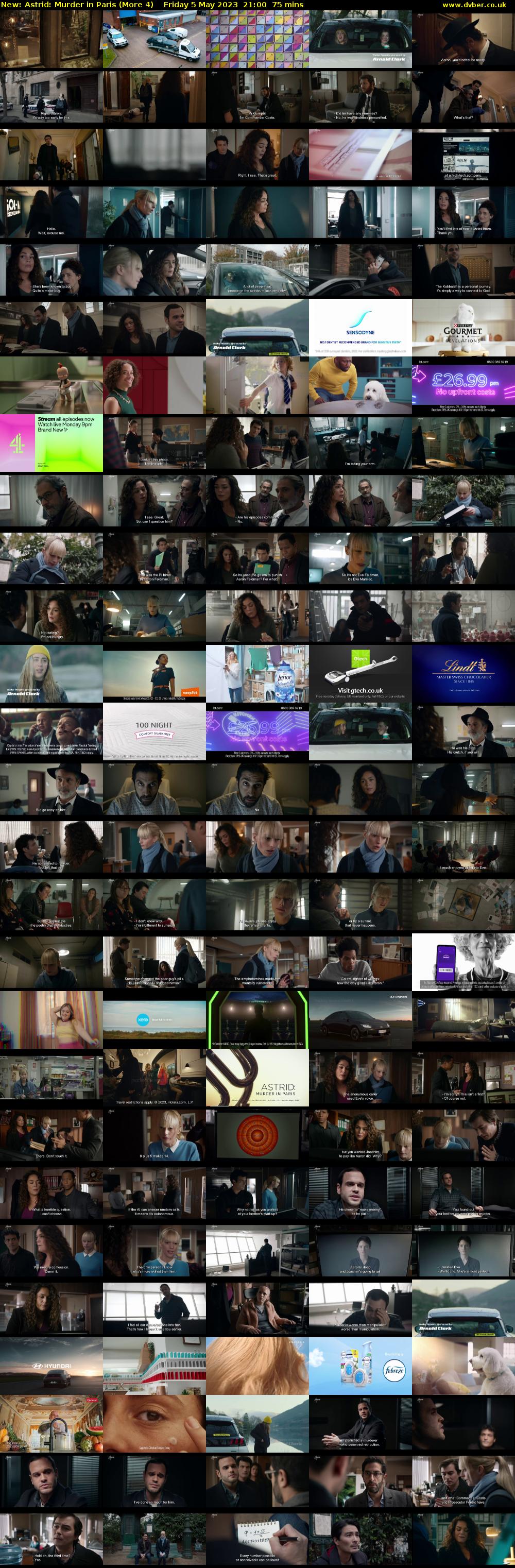 Astrid: Murder in Paris (More 4) Friday 5 May 2023 21:00 - 22:15