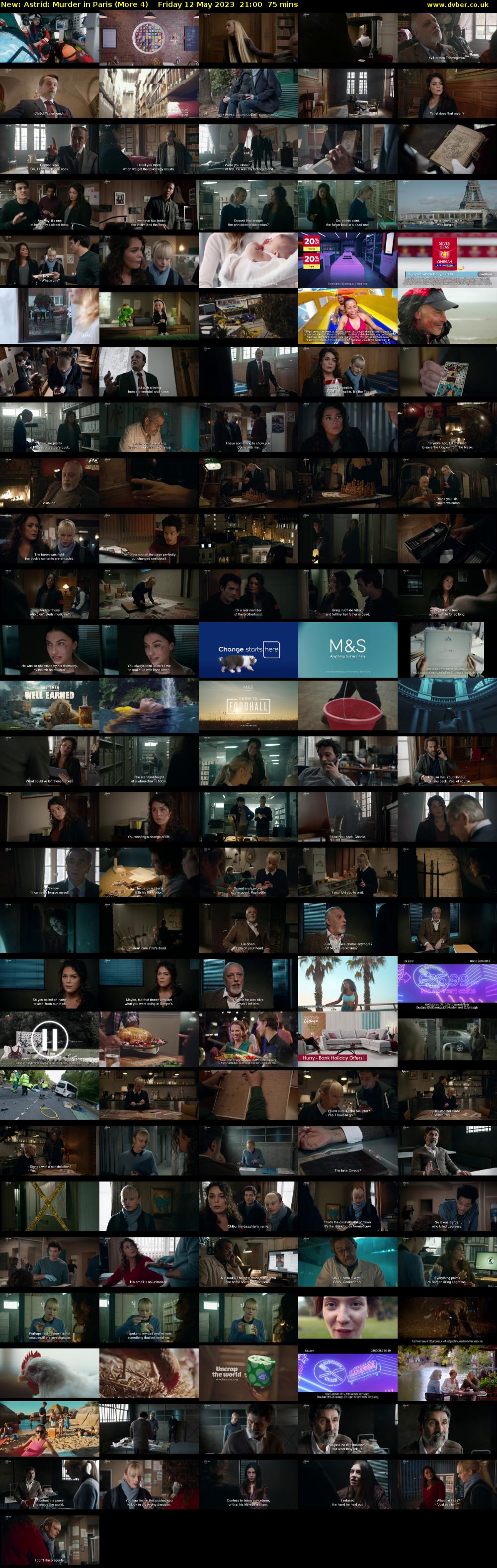 Astrid: Murder in Paris (More 4) Friday 12 May 2023 21:00 - 22:15
